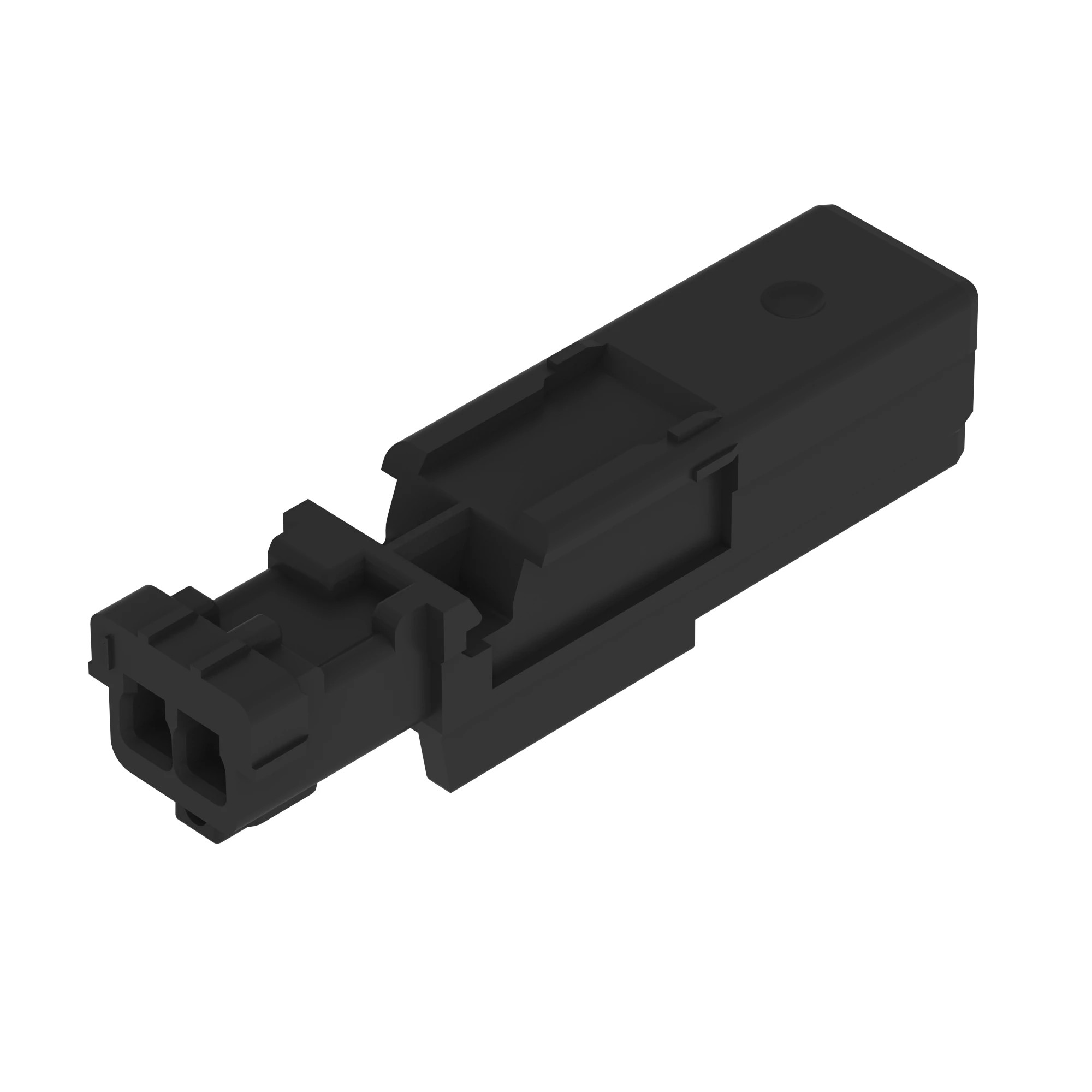 CONN TYCO MATENET 2W MS BLK PLSTC