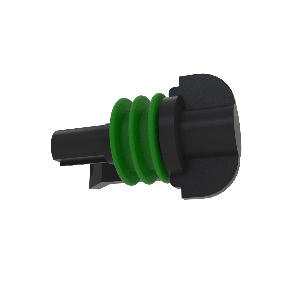CONN DELPHI MP150 1W F BLK PLSTC