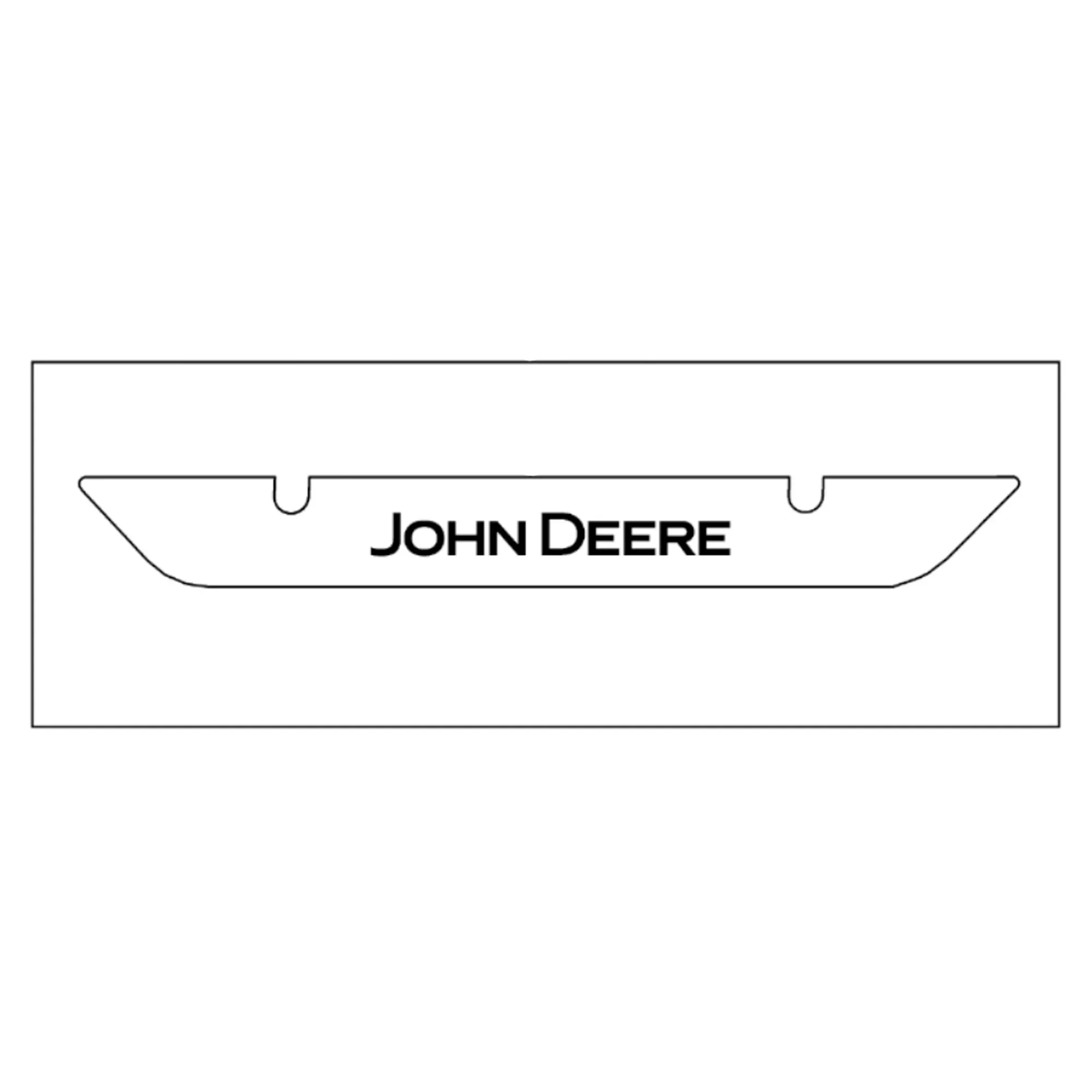 John Deere John Deere Logo Label - AL208657