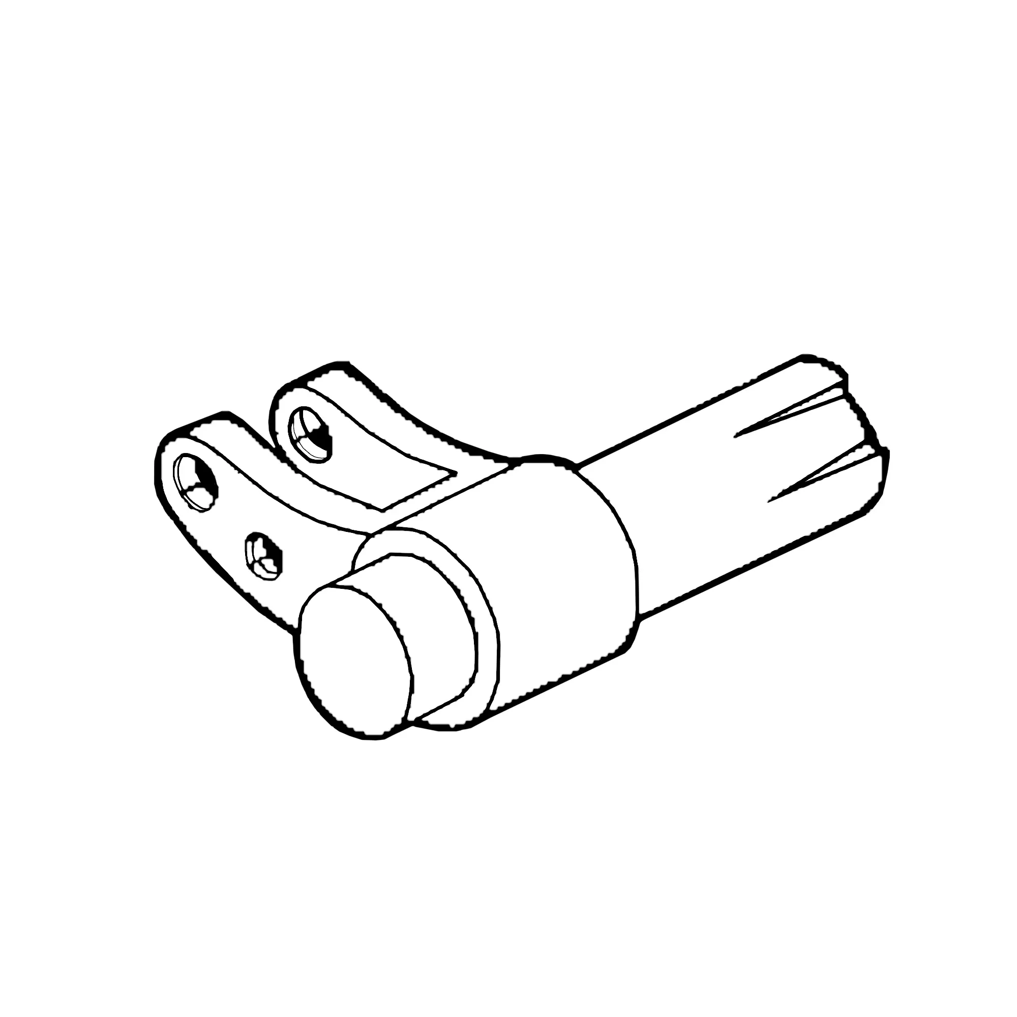 John Deere Manual Steering and Yoke Shaft - T21866
