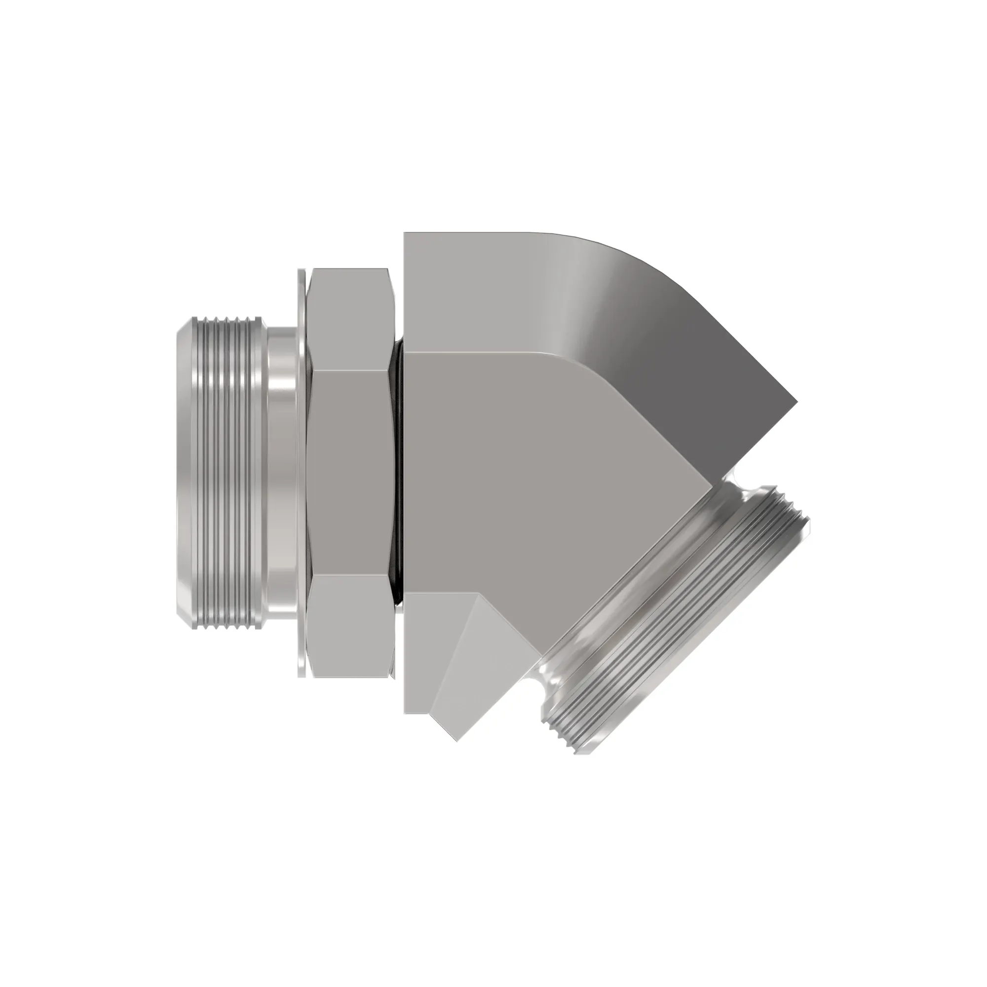 45 DEG STRAIGHT THREAD,O-RING FSF