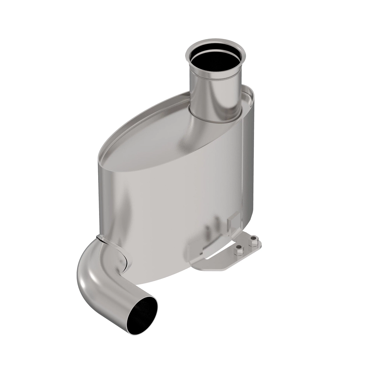 Muffler, Under Hood Merit 6CYL