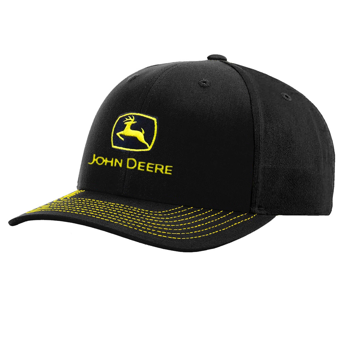 "Moline 112 Black Woven Twill Hat"