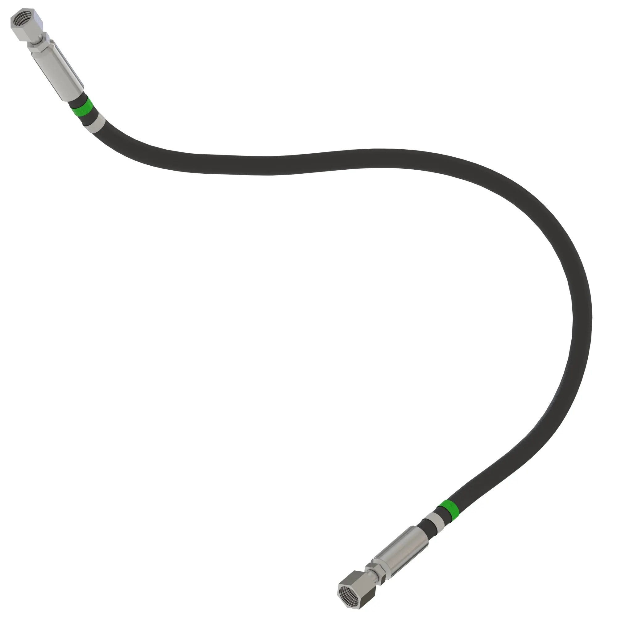 John Deere Left Cylinder Pressure Hydraulic Hose - AKK36302
