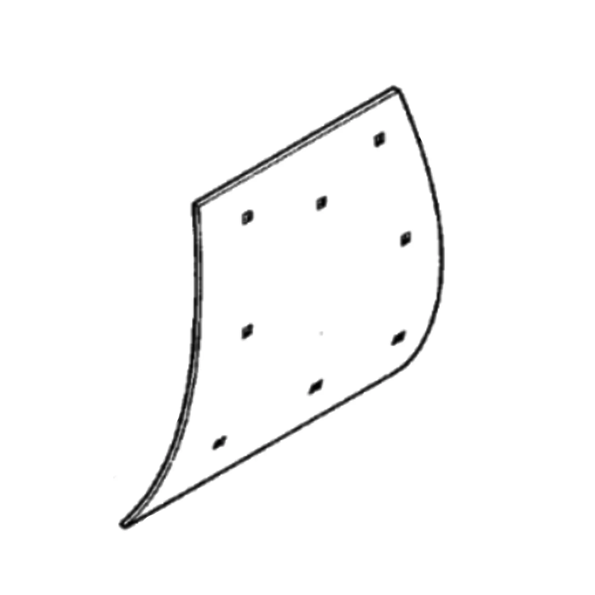 John Deere Plow Bottom Moldboard - P66470