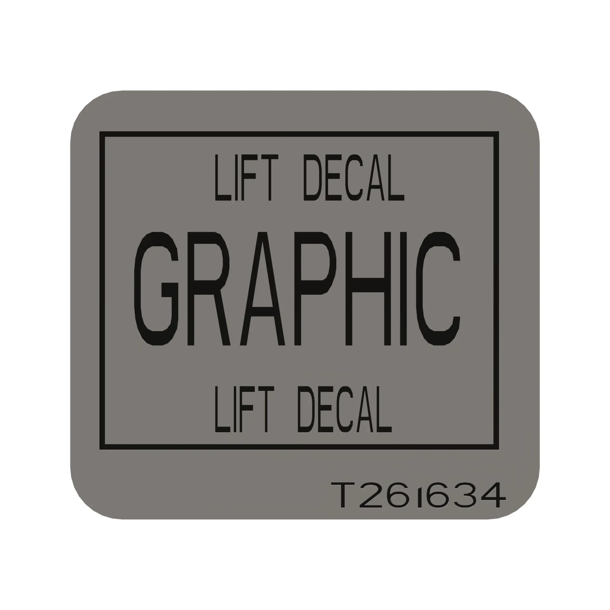 LABEL, LIFT AND TIE INSTRUCTION