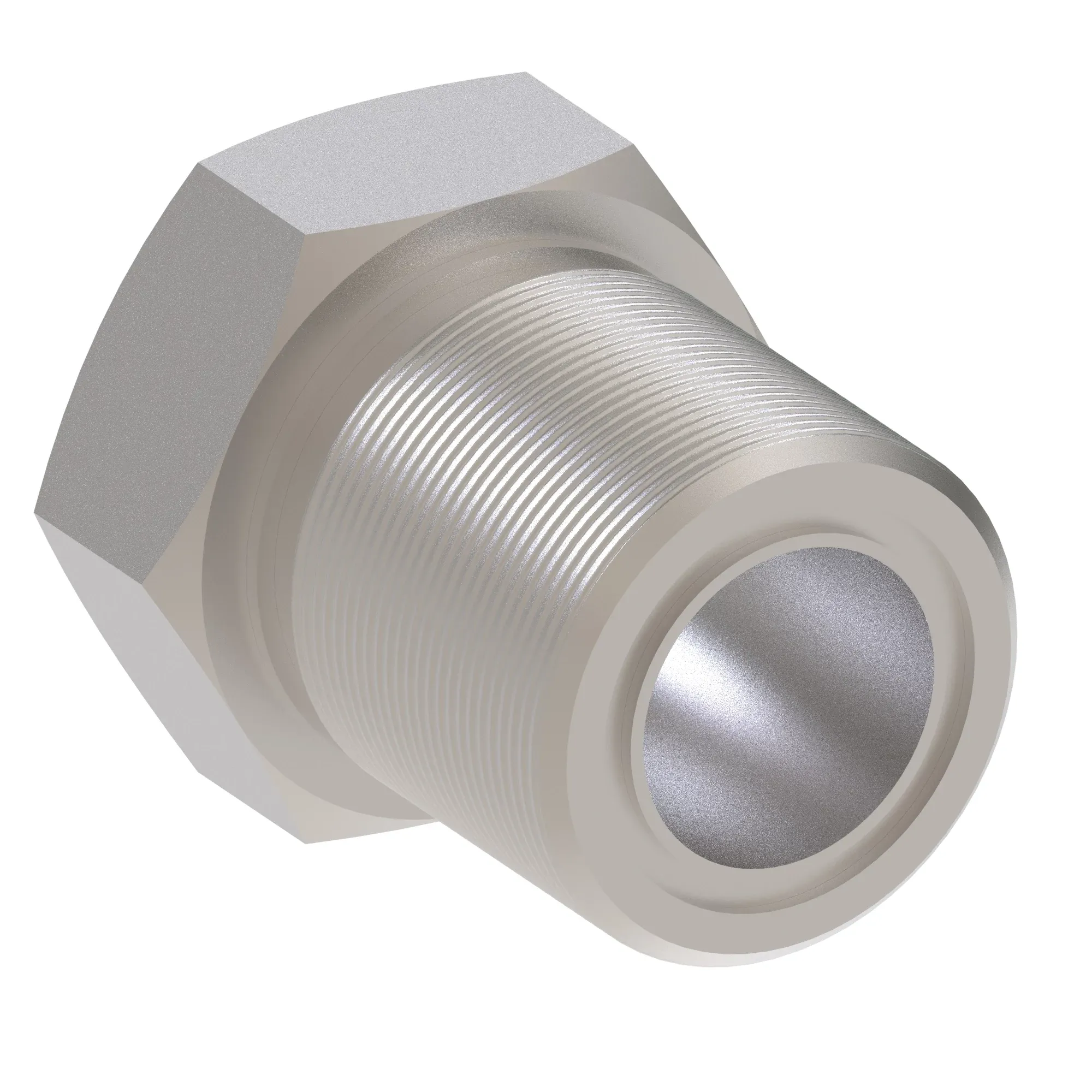 John Deere Straight Male Tube Bulhead Adapter Fitting - 38H1224