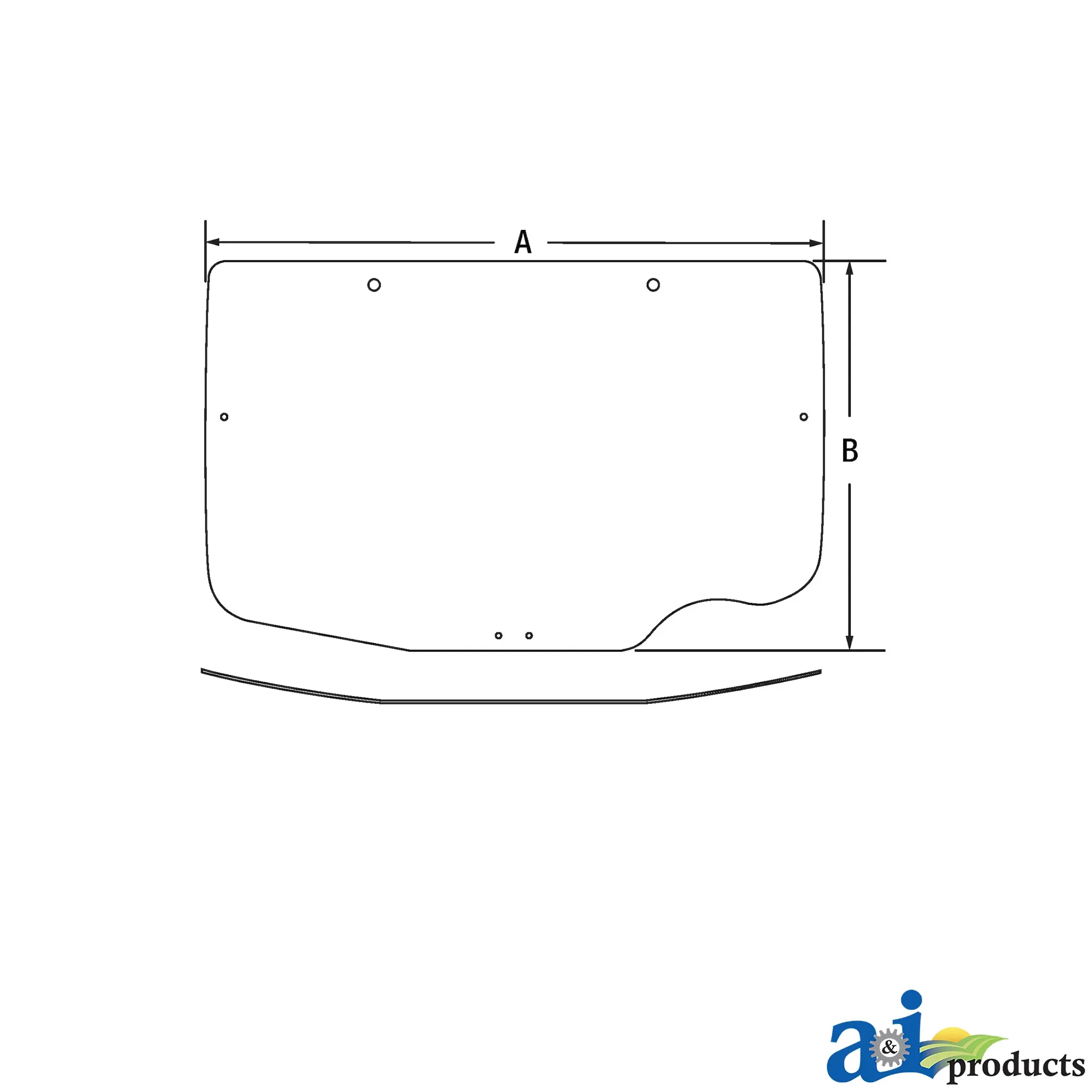 A&I Products Rear Window - A-R537532