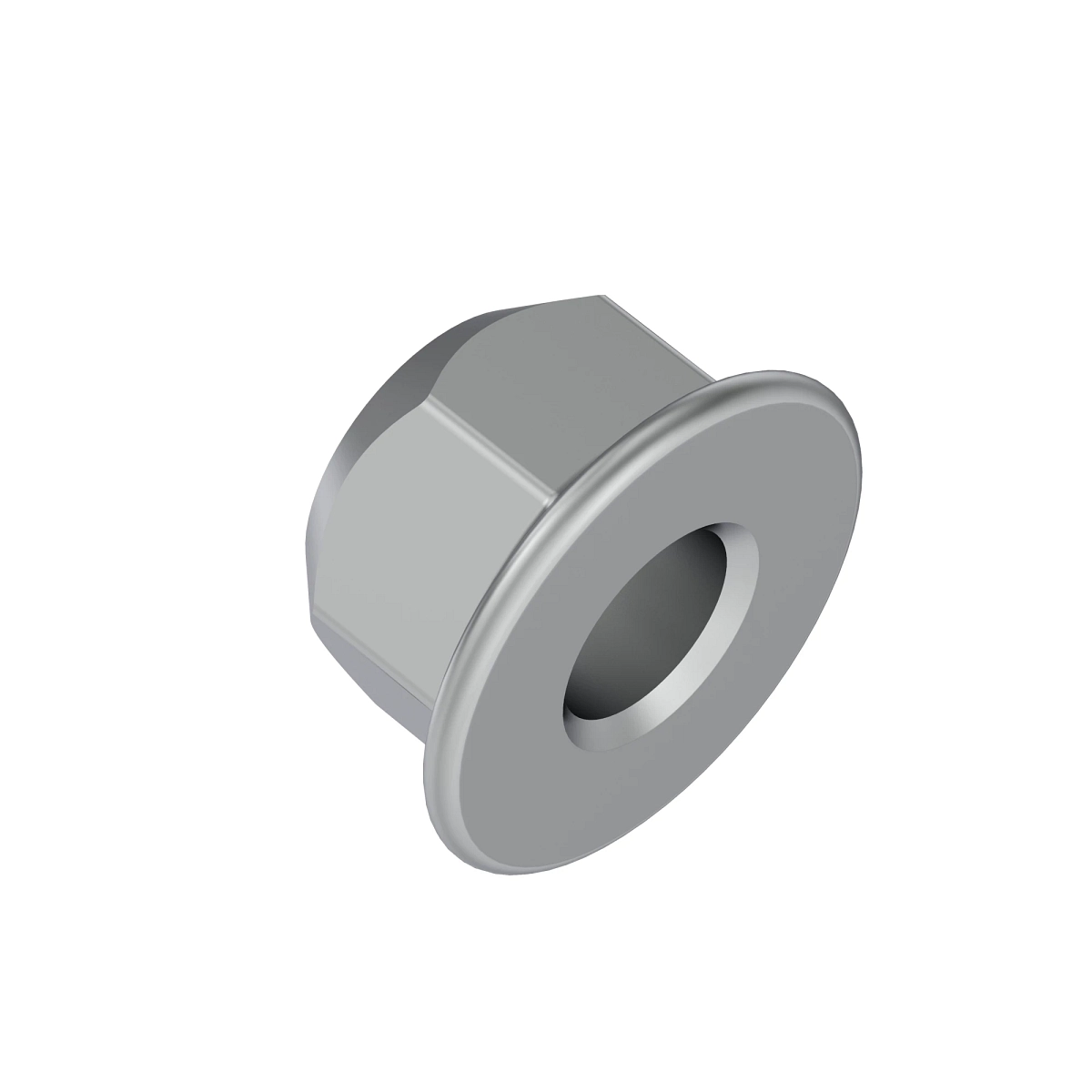 FLANGE NUT, HEX FLANGE M8X1.25-6H