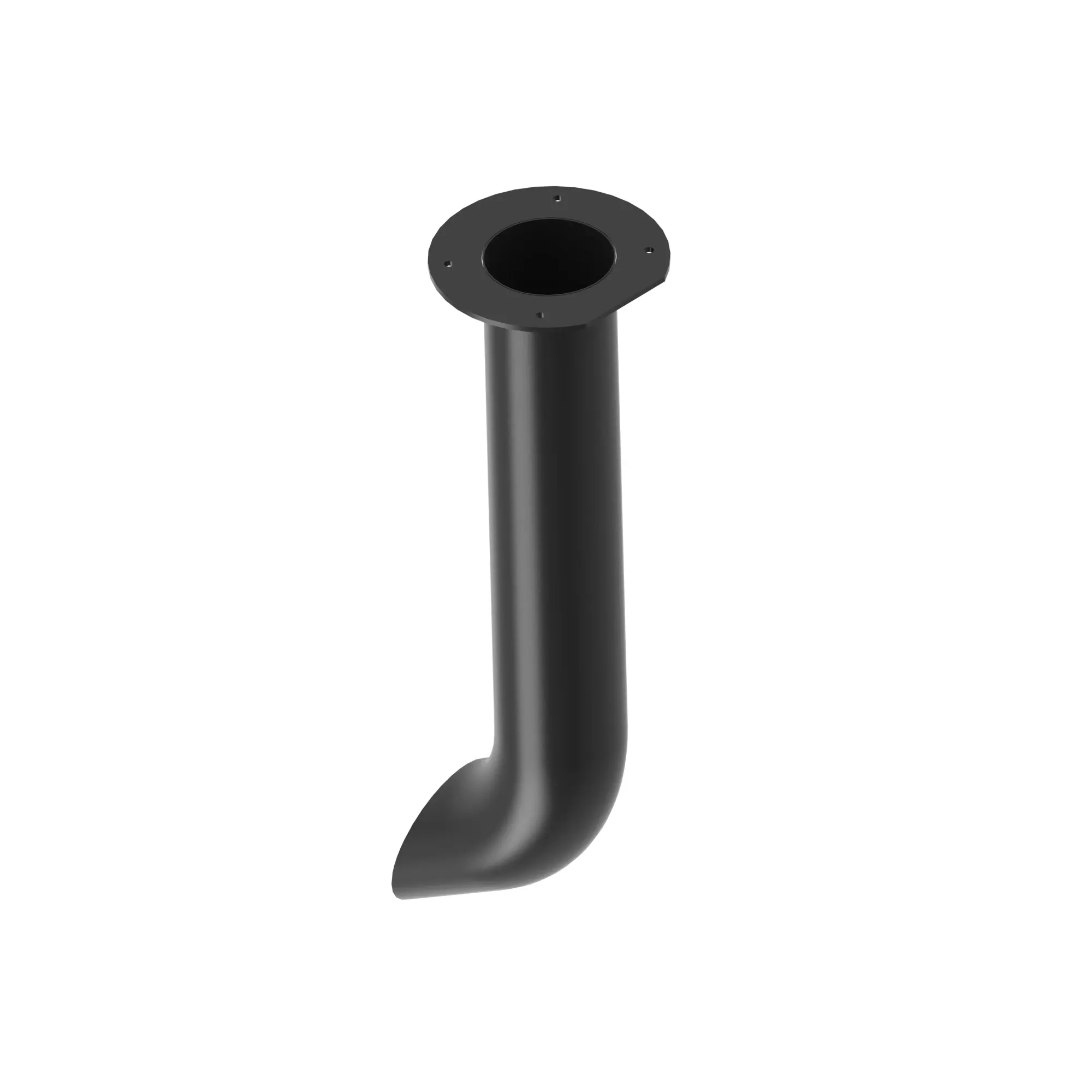PIPE, EXHAUST (PAINTED BLACK)