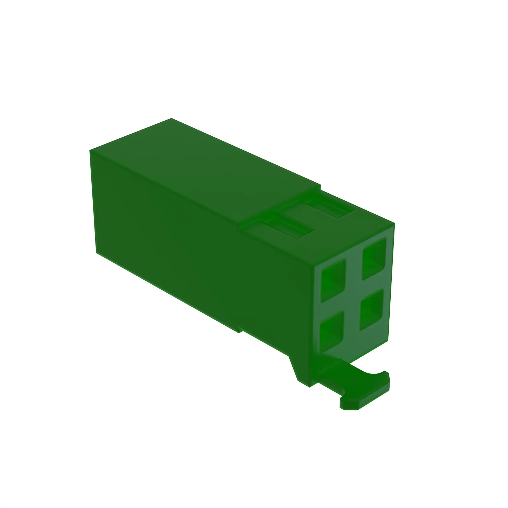 CONN TYCO MODIV 4W F GRN PLSTC