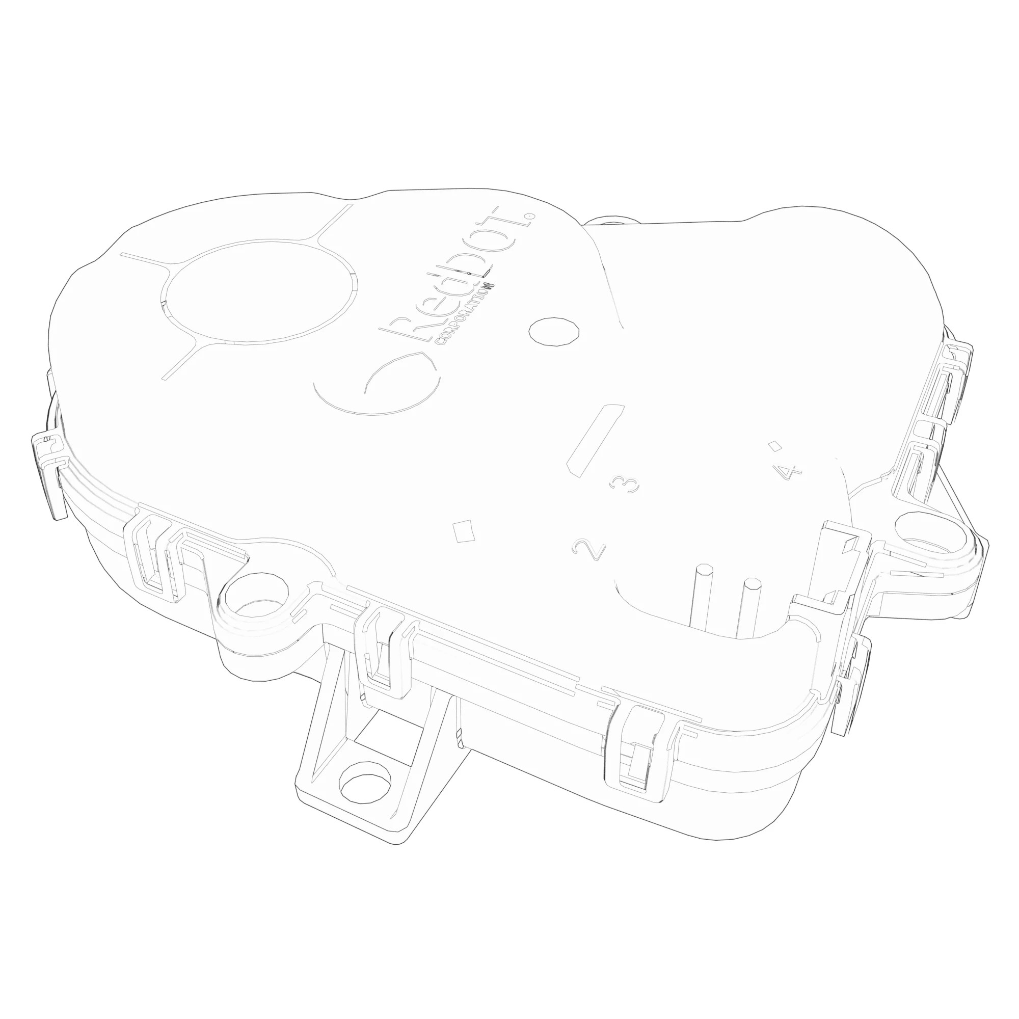 John Deere Air Conditioner and Heater Actuator - F694683