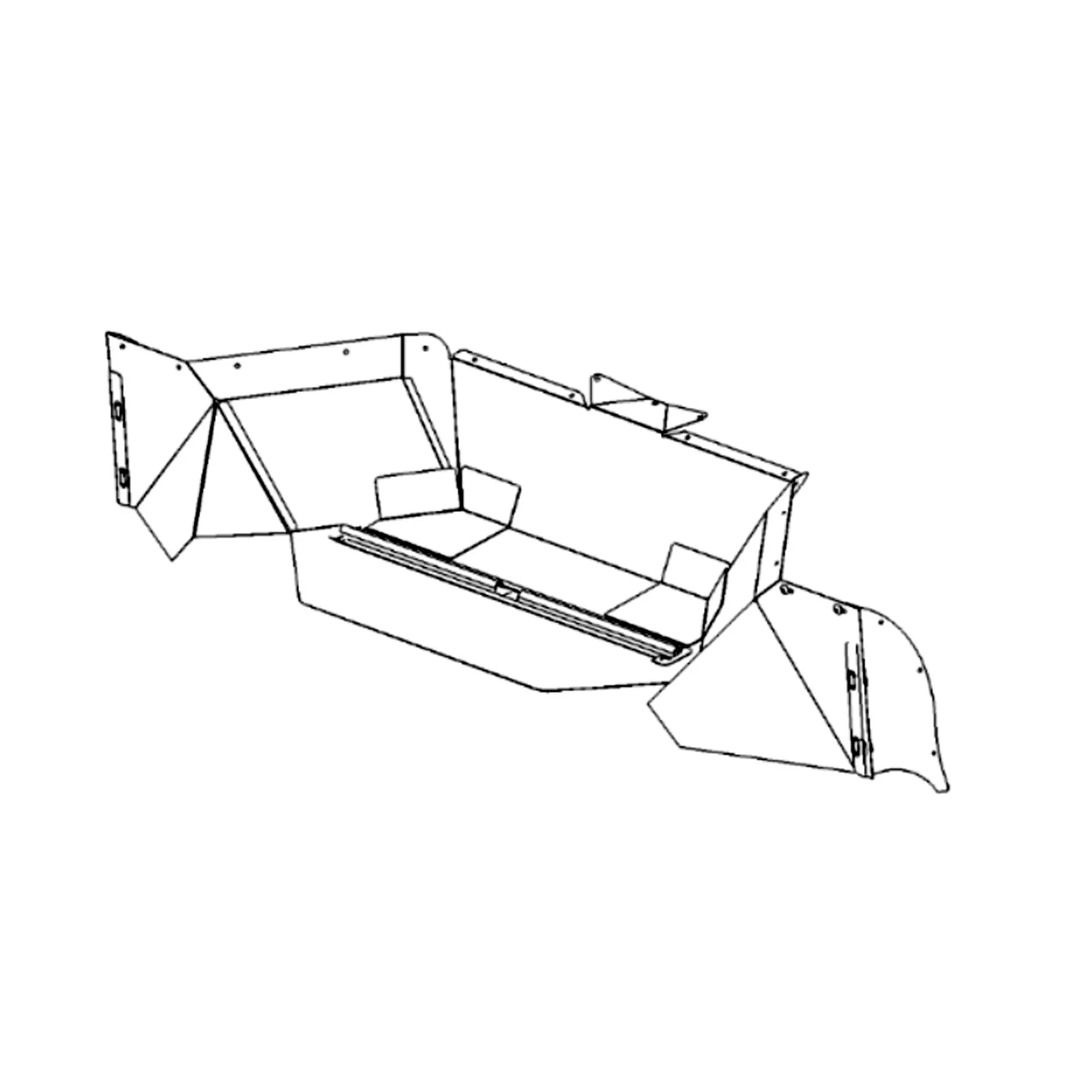 John Deere Windrow Shield Stop - AFH215778