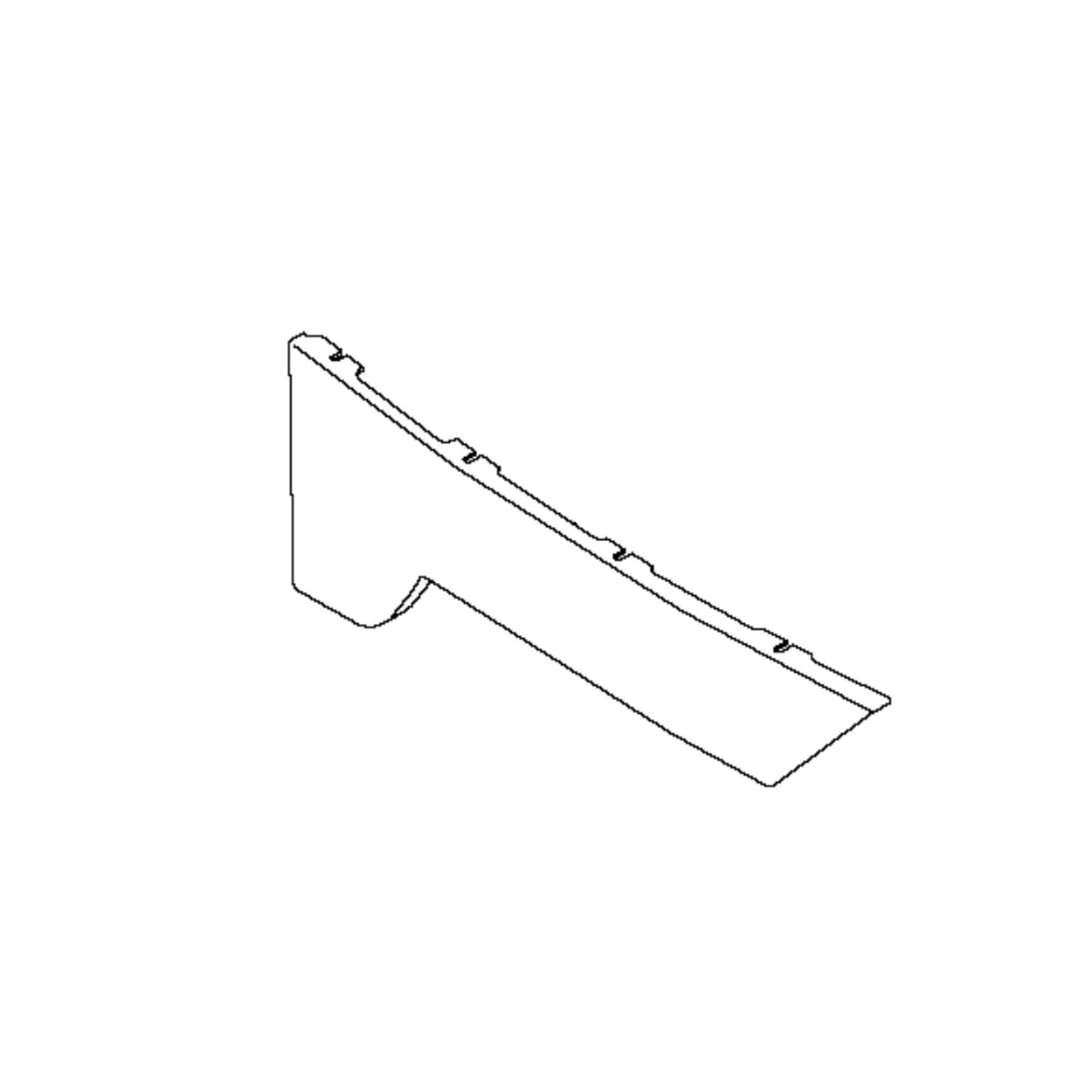 John Deere Hood Side Panel, Right Side - R141673