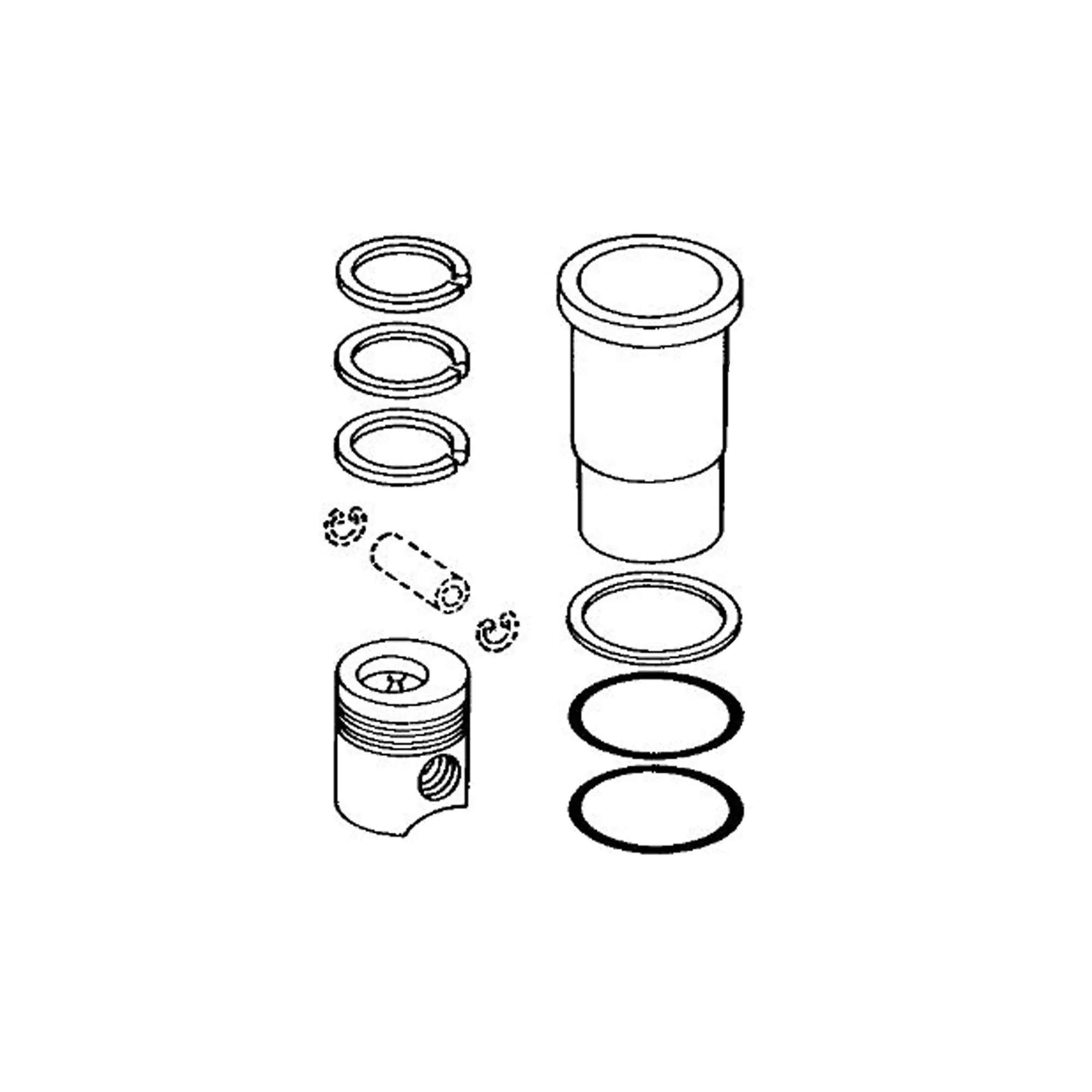 John Deere Piston Liner Kit - AR71591