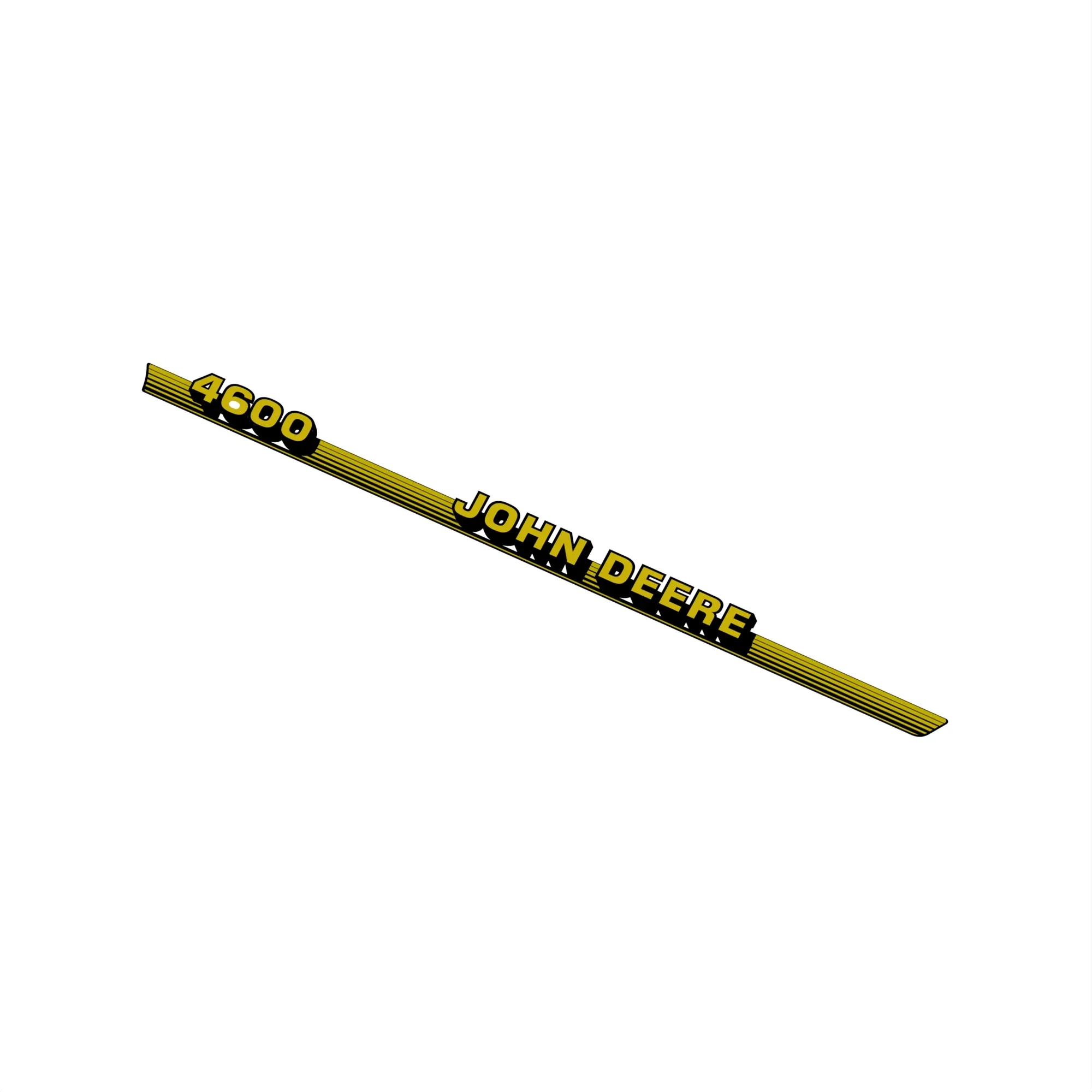 LABEL, '4600' LH SIDE STRIPE