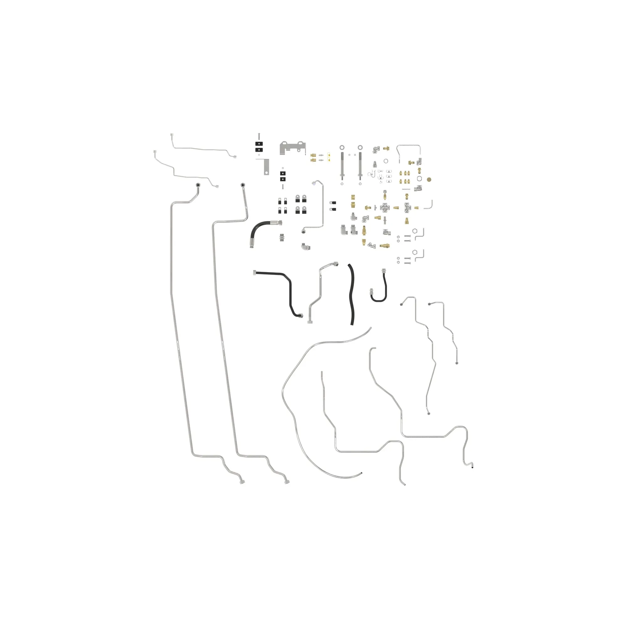 BL16621; Brake Line; Brake Line for Supply and Bleeding plus Bracket; MHM1894; 8751