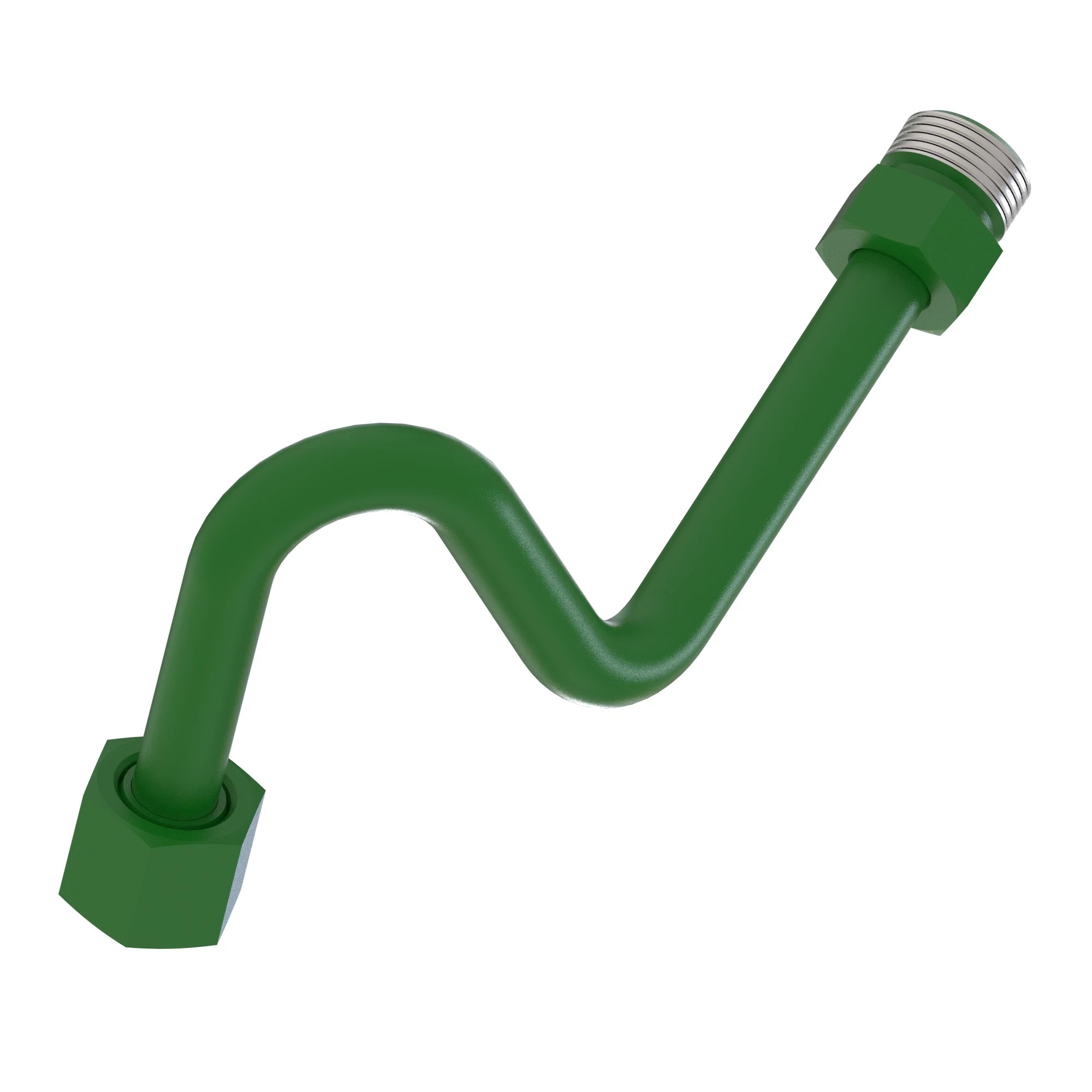 John Deere Oscillator Axle Relief Valve Oil Line - AT496368