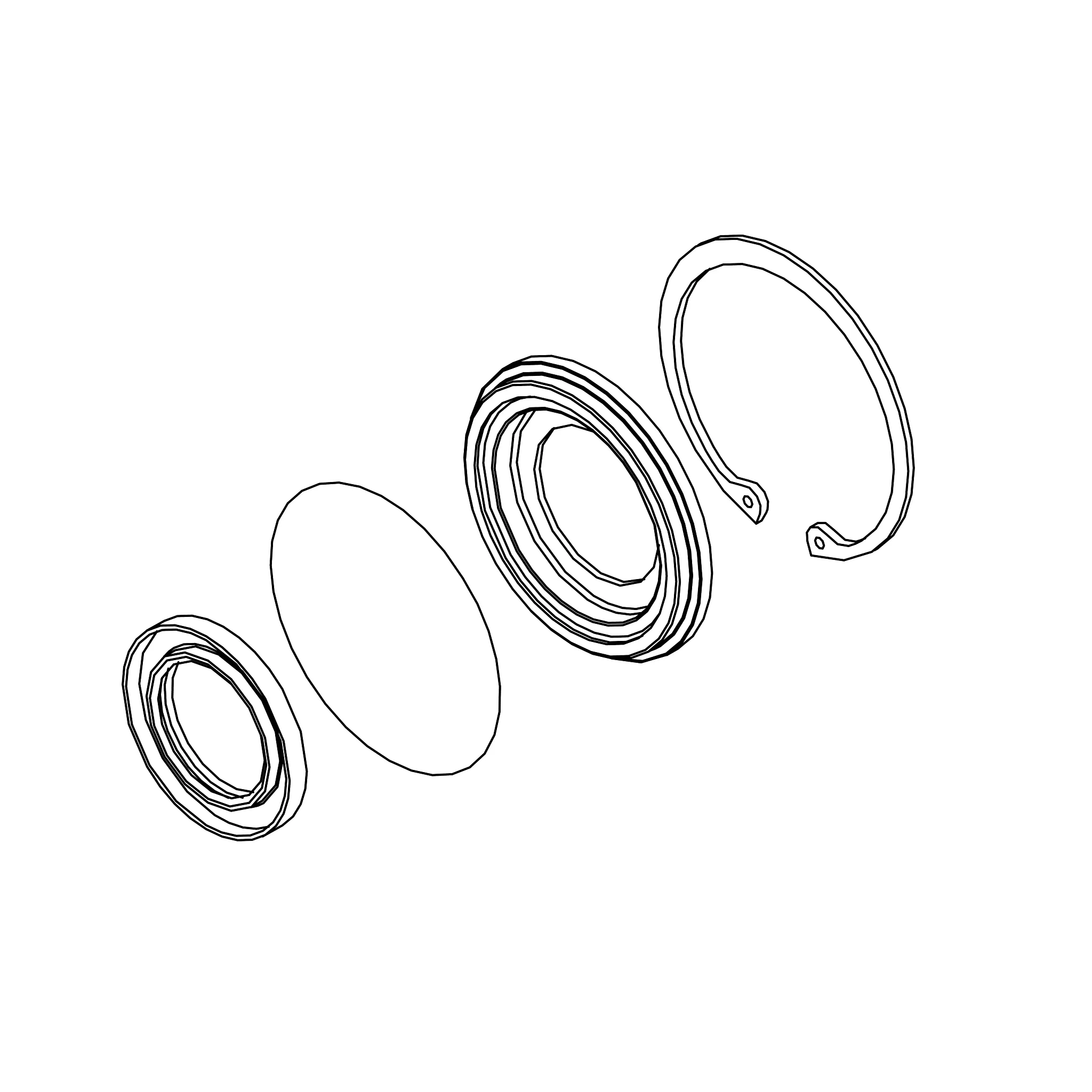 John Deere 60 cc Pump Shaft Seal - AN405131