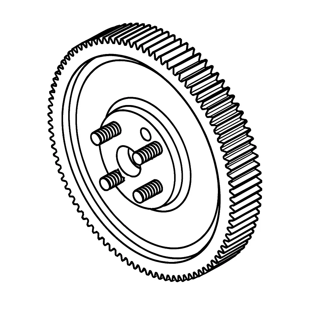 John Deere Camshaft Helical Gear - LW9073098
