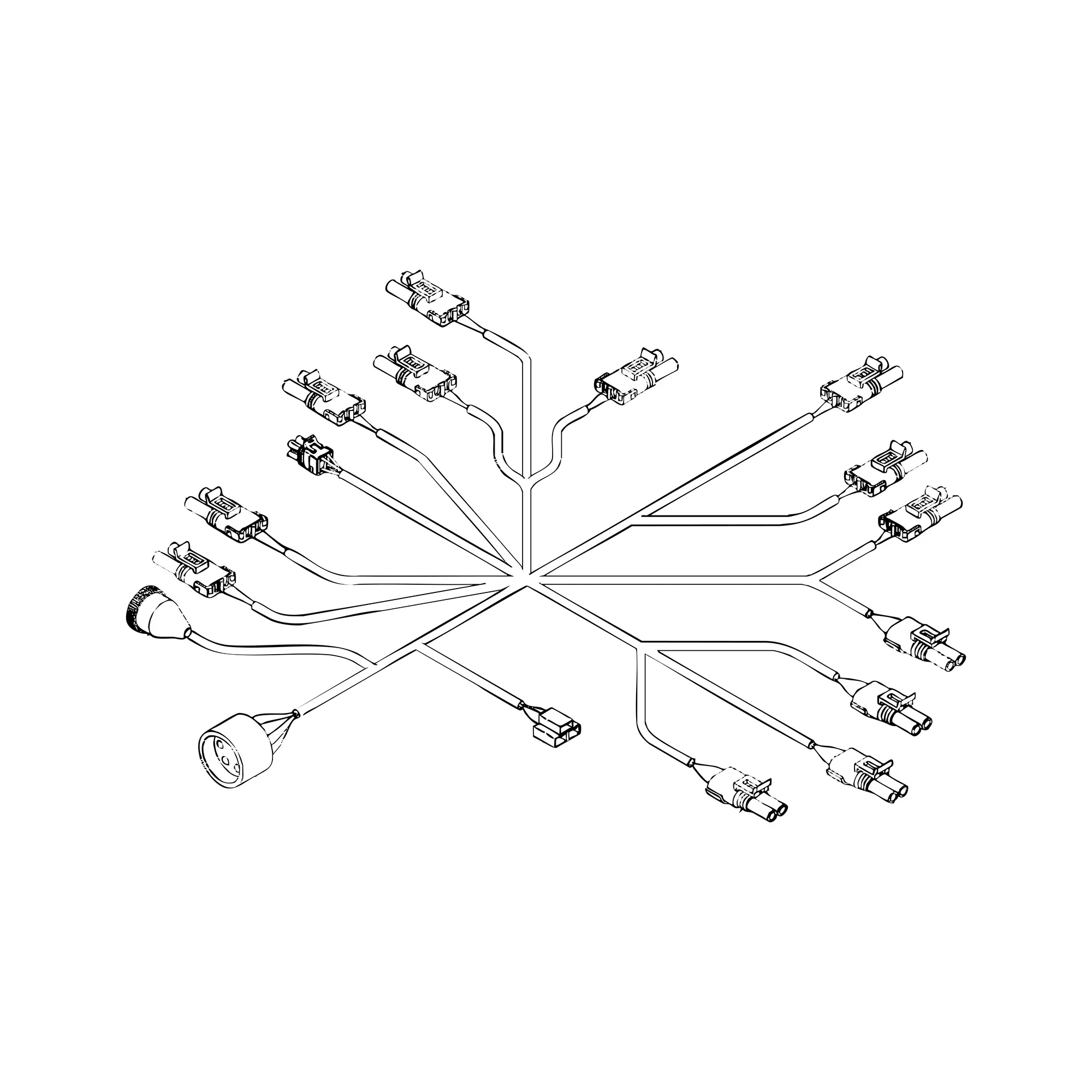 John Deere Frame Control Wiring Harness - AA61716