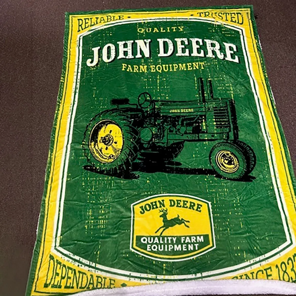 Sherpa Blanket | Vintage Tractor 