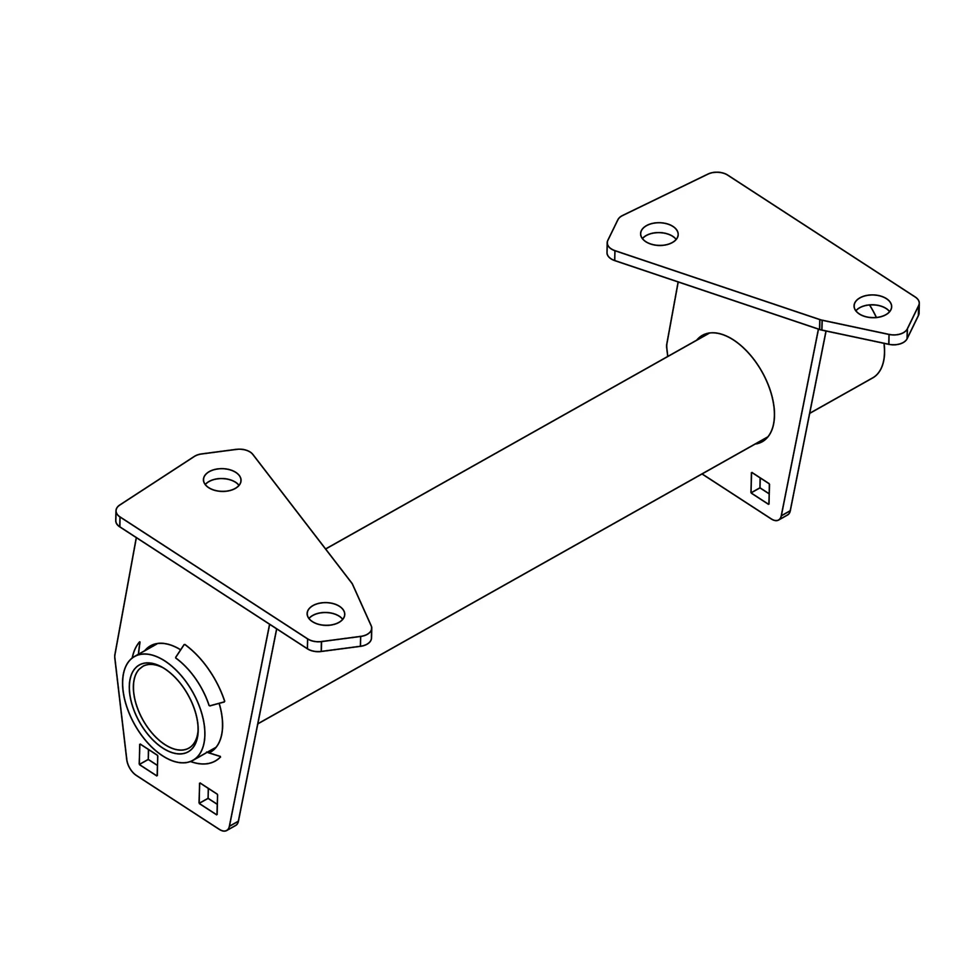 John Deere Brake Pedal and Linkage Bracket - MIA10141