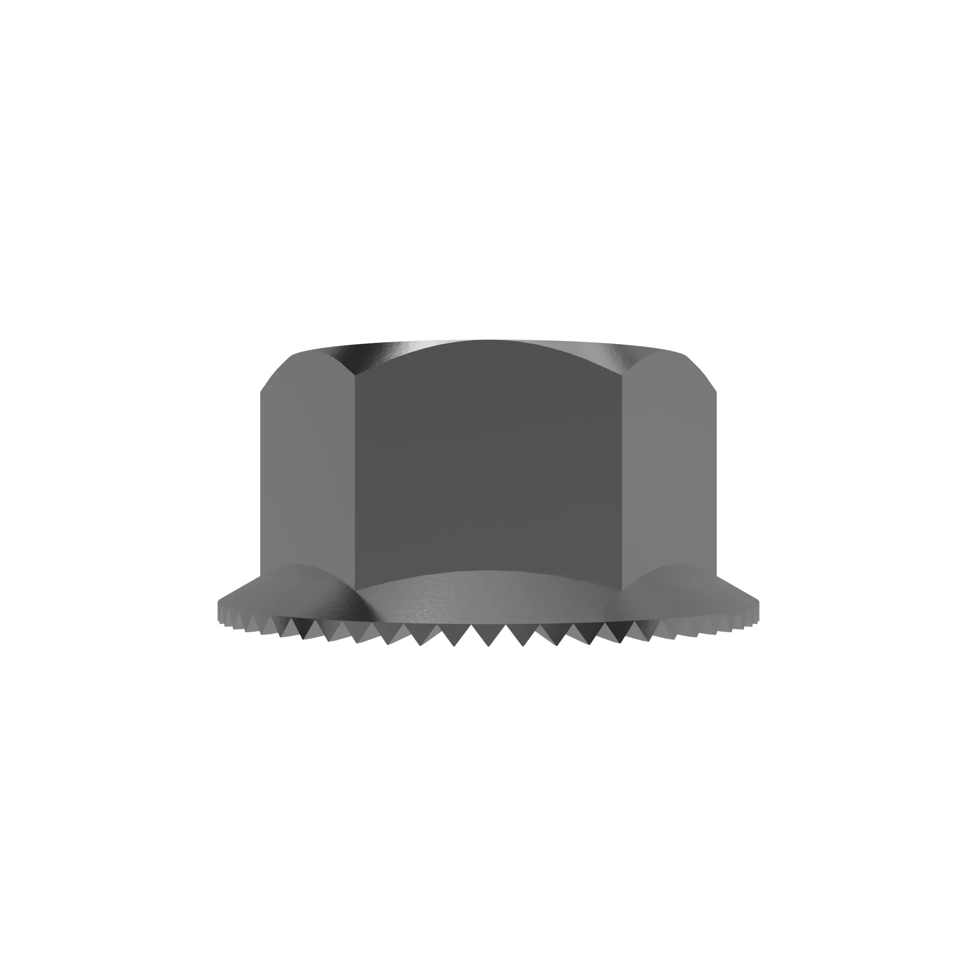 NUT, FLANGE SERRATED-3/8