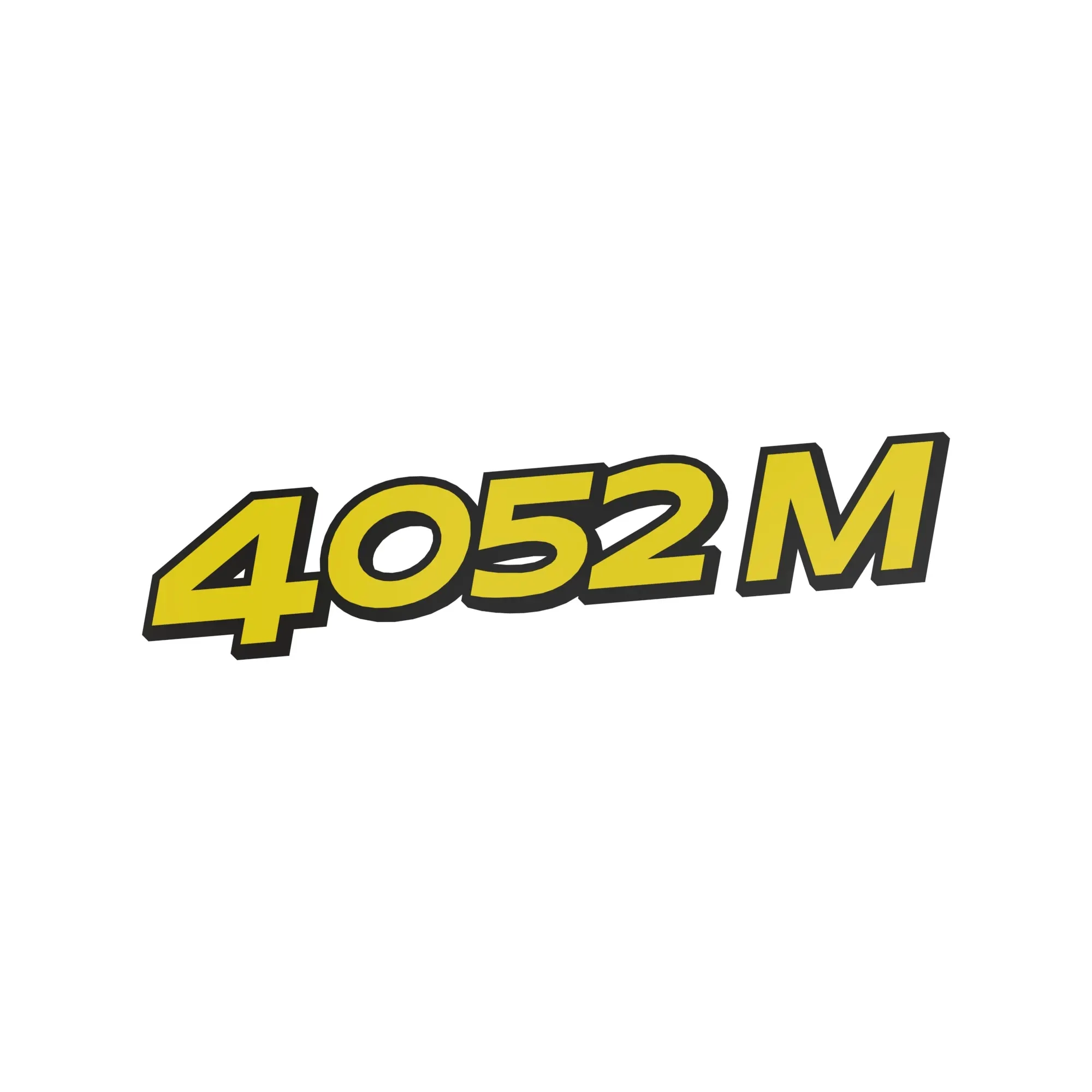 LABEL, MODEL NUMBER, 4052M LH