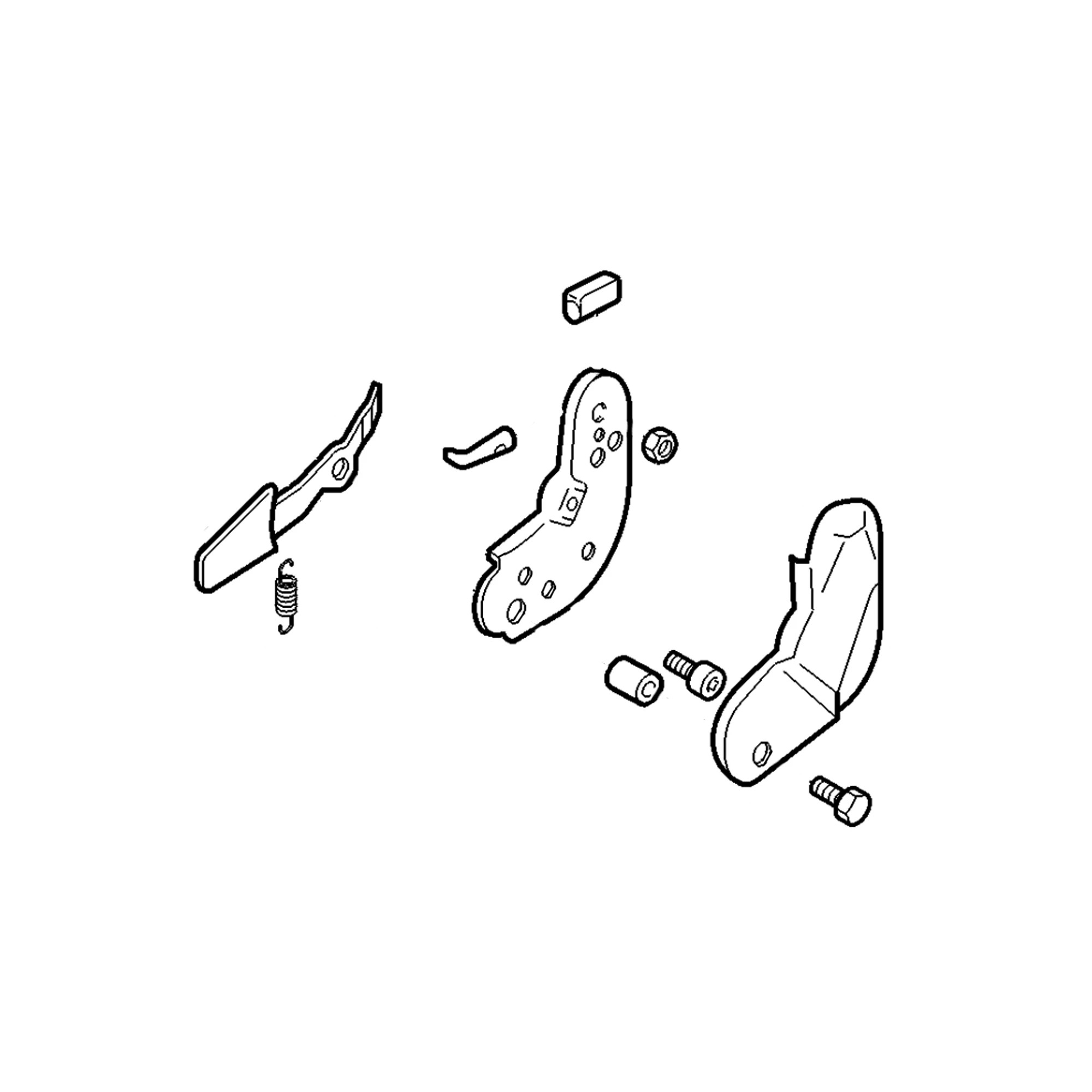 John Deere Seat Backrest Adjuster - AL117279