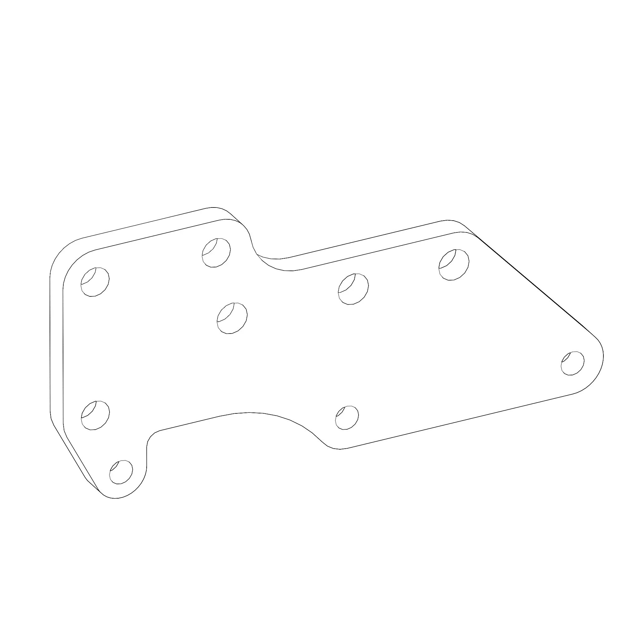 John Deere Alternator Strap Support - R515472