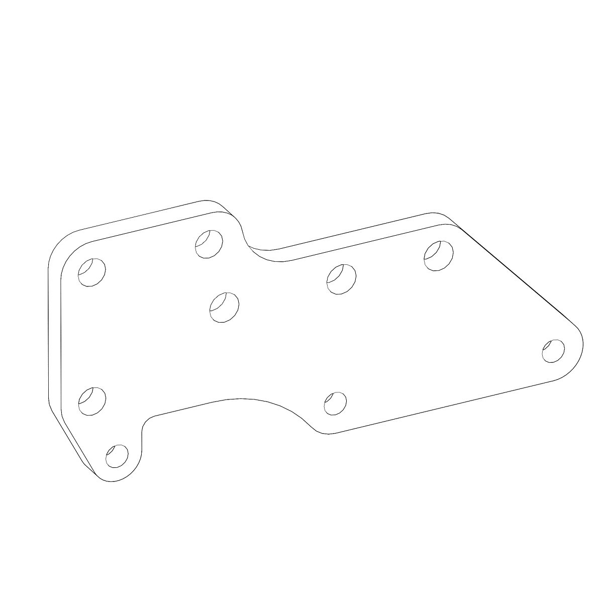 John Deere Alternator Strap Support - R515472