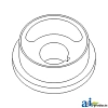 A&I Products Left Side Cleaning Shoe Drive Outer Cam - A-H234547