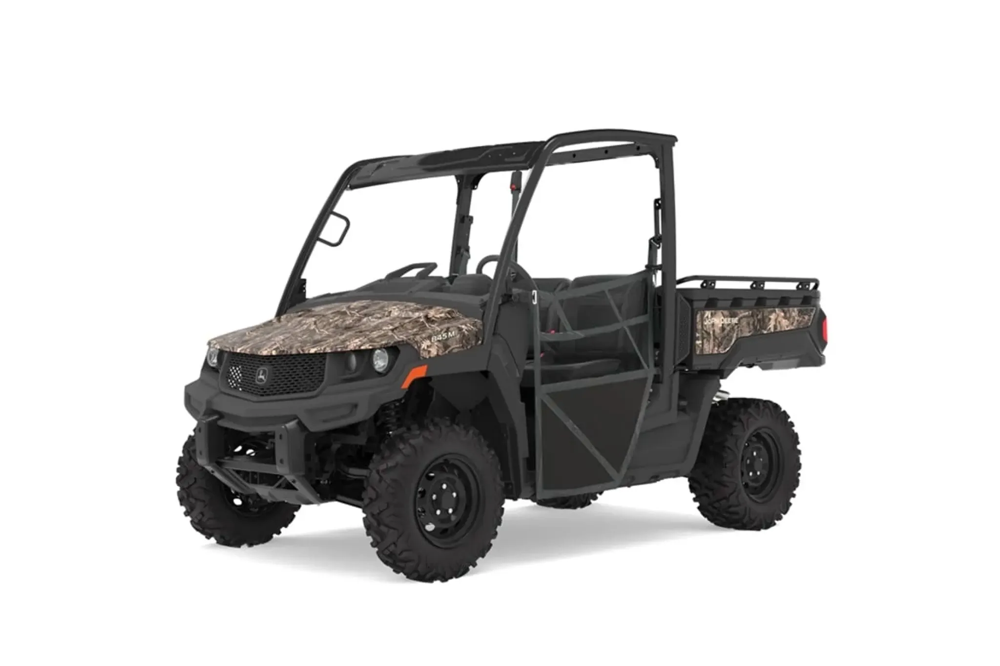 Front left studio view of XUV 845M in Camo