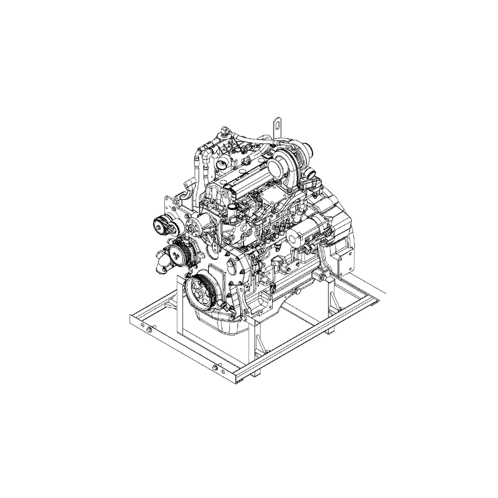 John Deere Reman REMAN Diesel Engine, 4.5 Liter, Tier 3 - SE502533