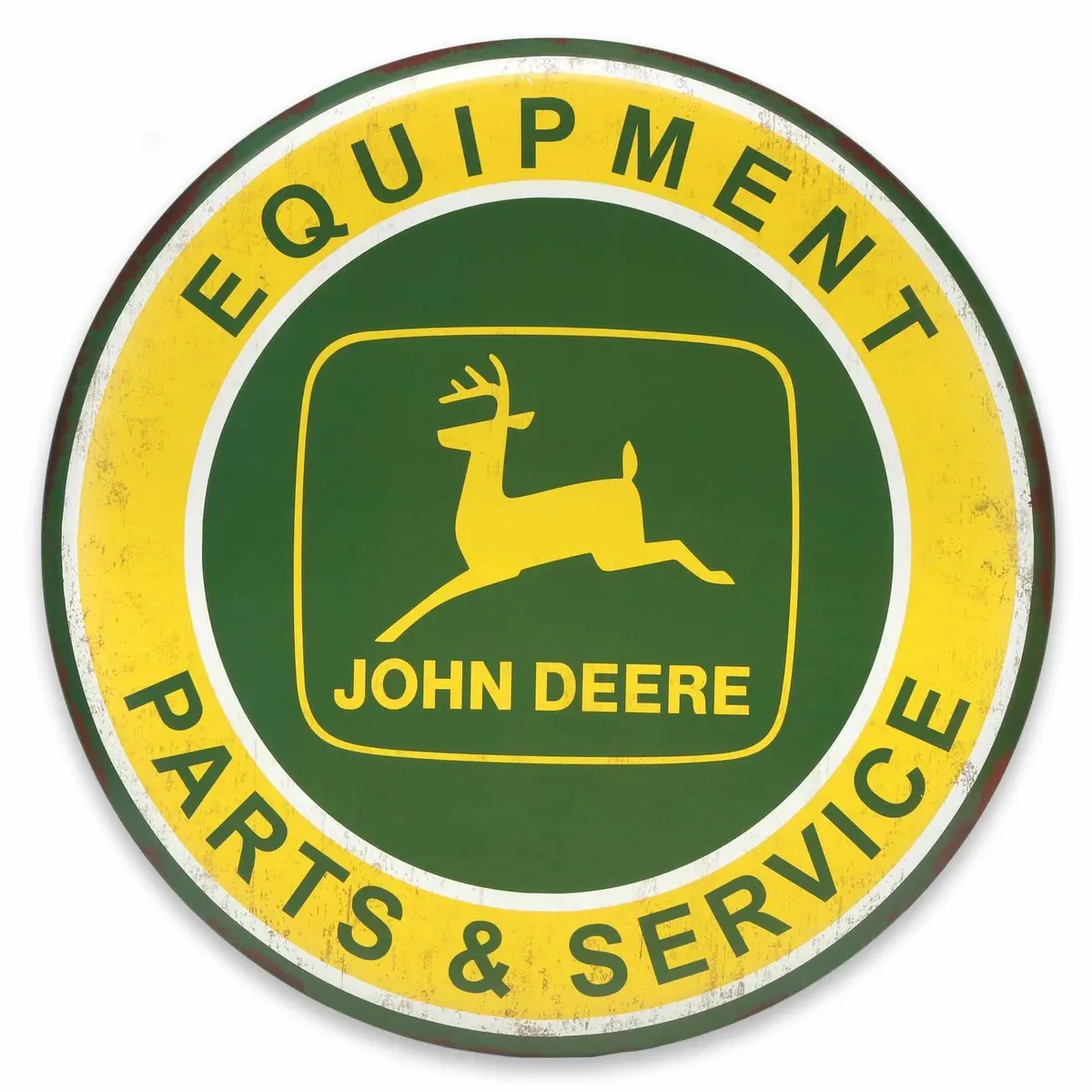 "18 inch Metal Button Sign"