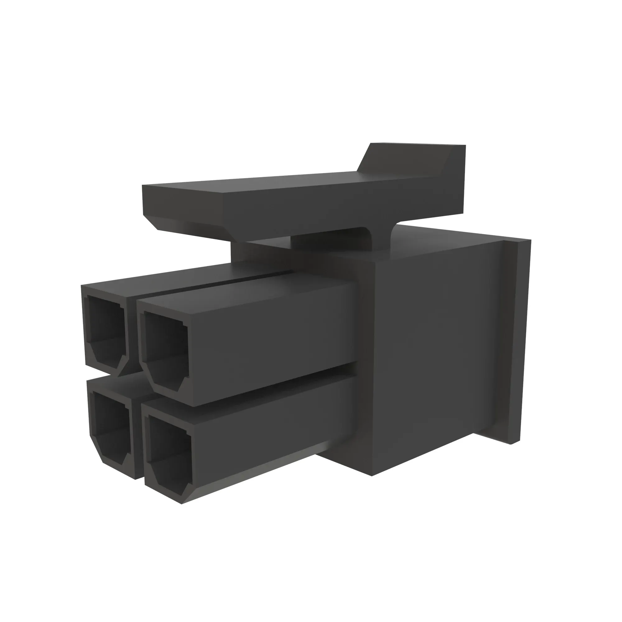 CONN MOLEX MFIT3.0 4W F BLK NYLON