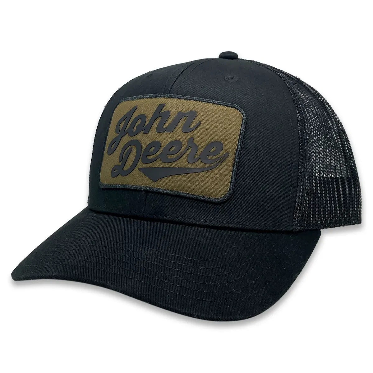 John Deere Script Patch Hat