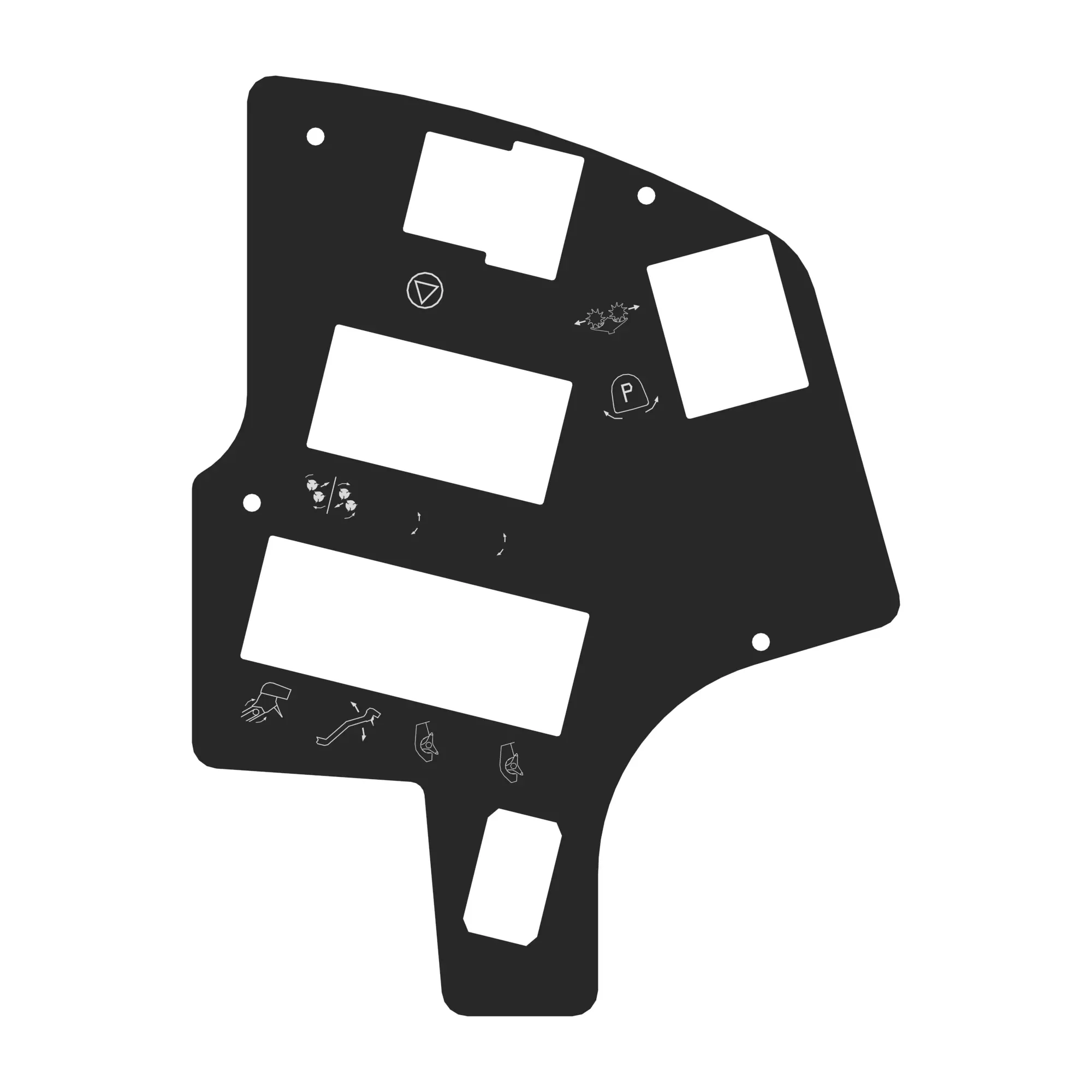 John Deere Switch Panel Label - CB01472530