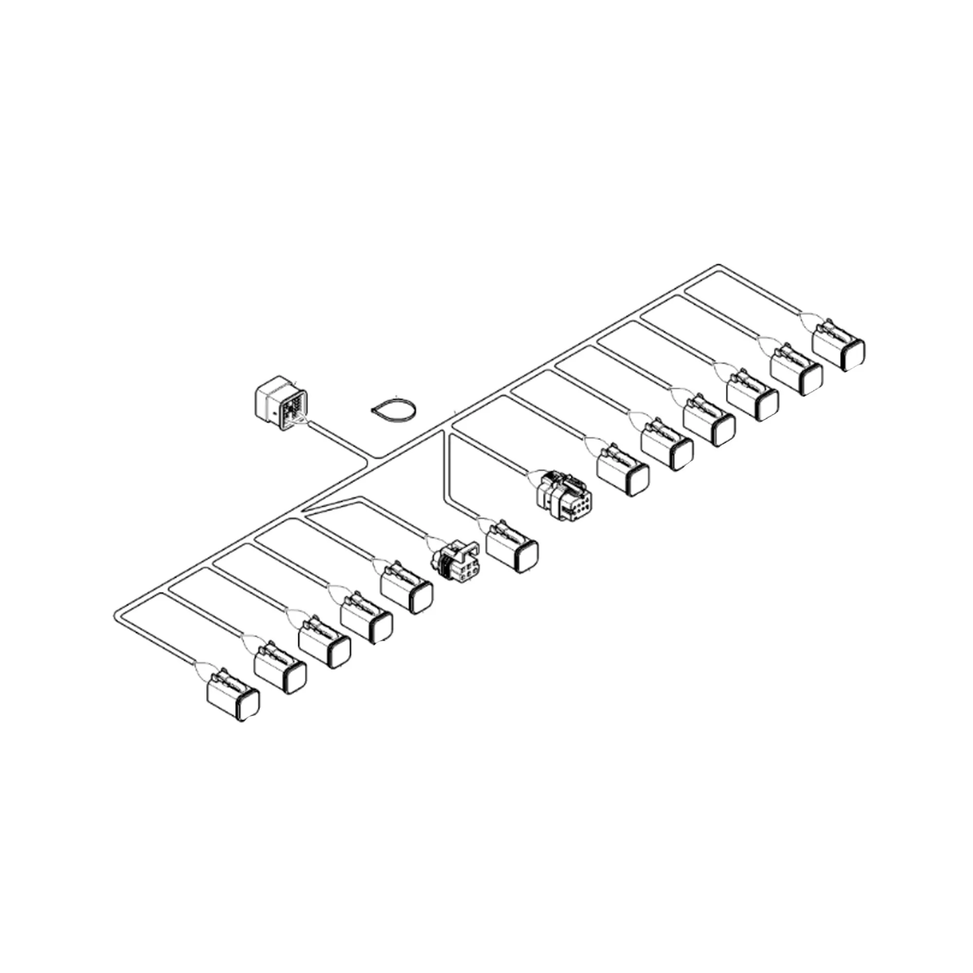 John Deere Integral Wiring Harness - AKK11754