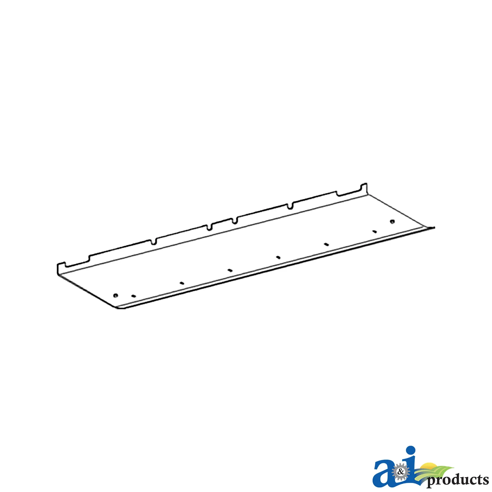 A&I Products Front Feeder House Frame Wear Plate - A-H144052