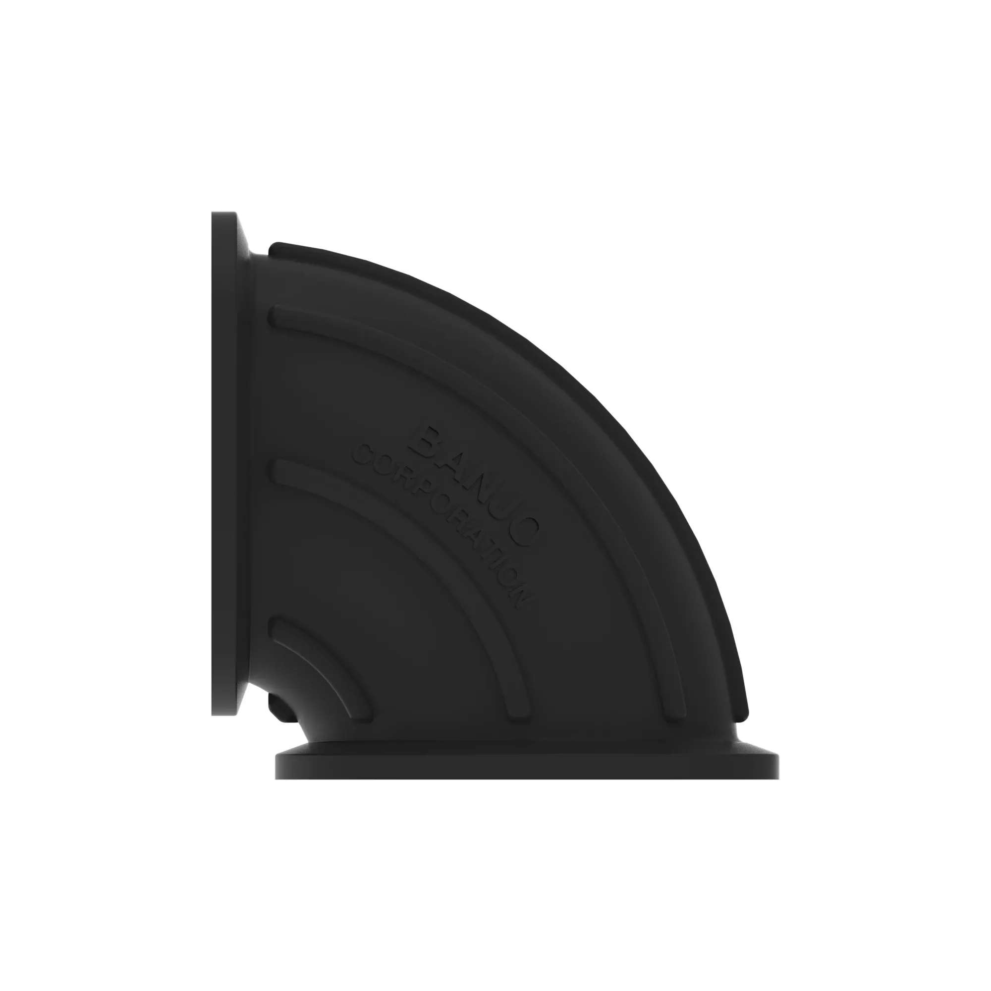 ELBOW FITTING, 3'' FLANGE,W/ 1/2 PO