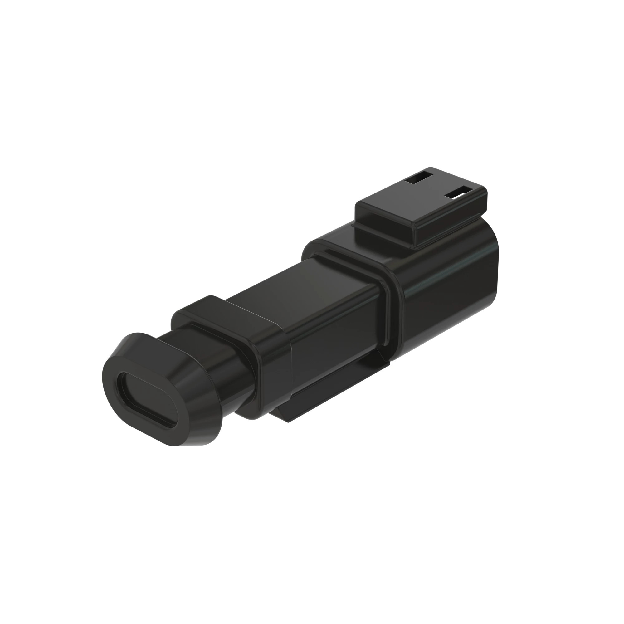 CONN TYCO DT 2W FS BLK PLSTC