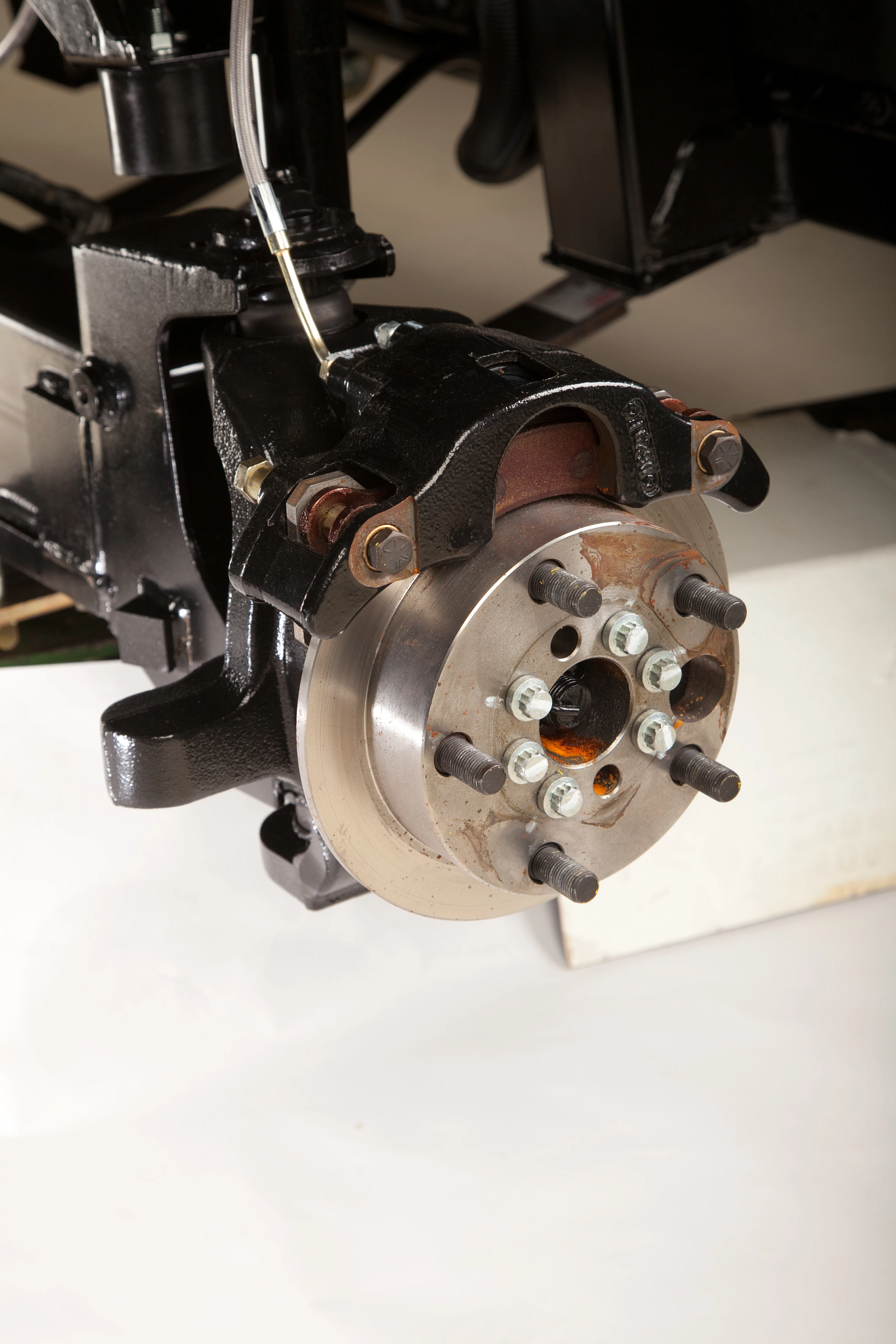 Disk brake overview of a ProGator Utility Vehicles braking disks