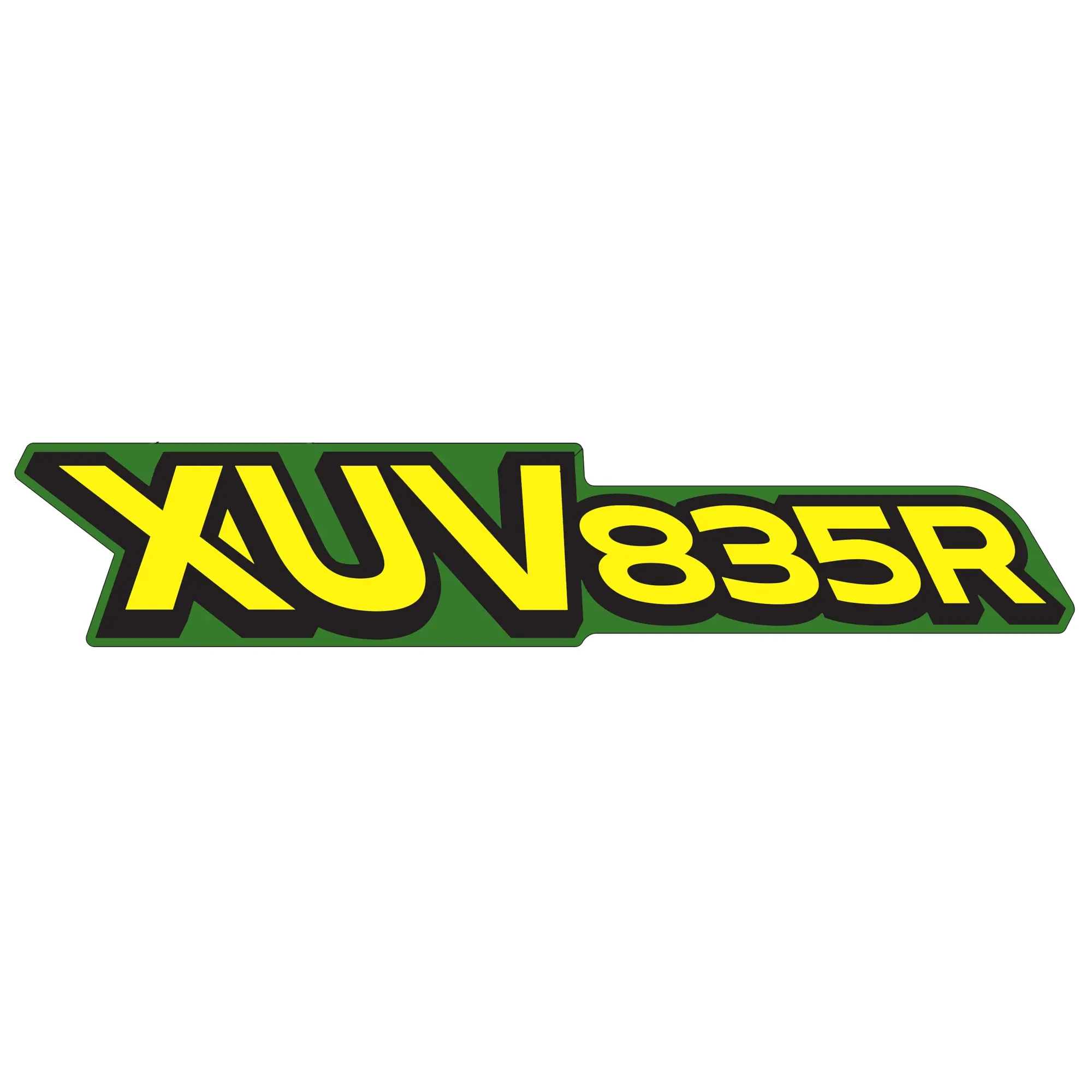 John Deere XUV835R Model Designation Label, Right Side - UC13532