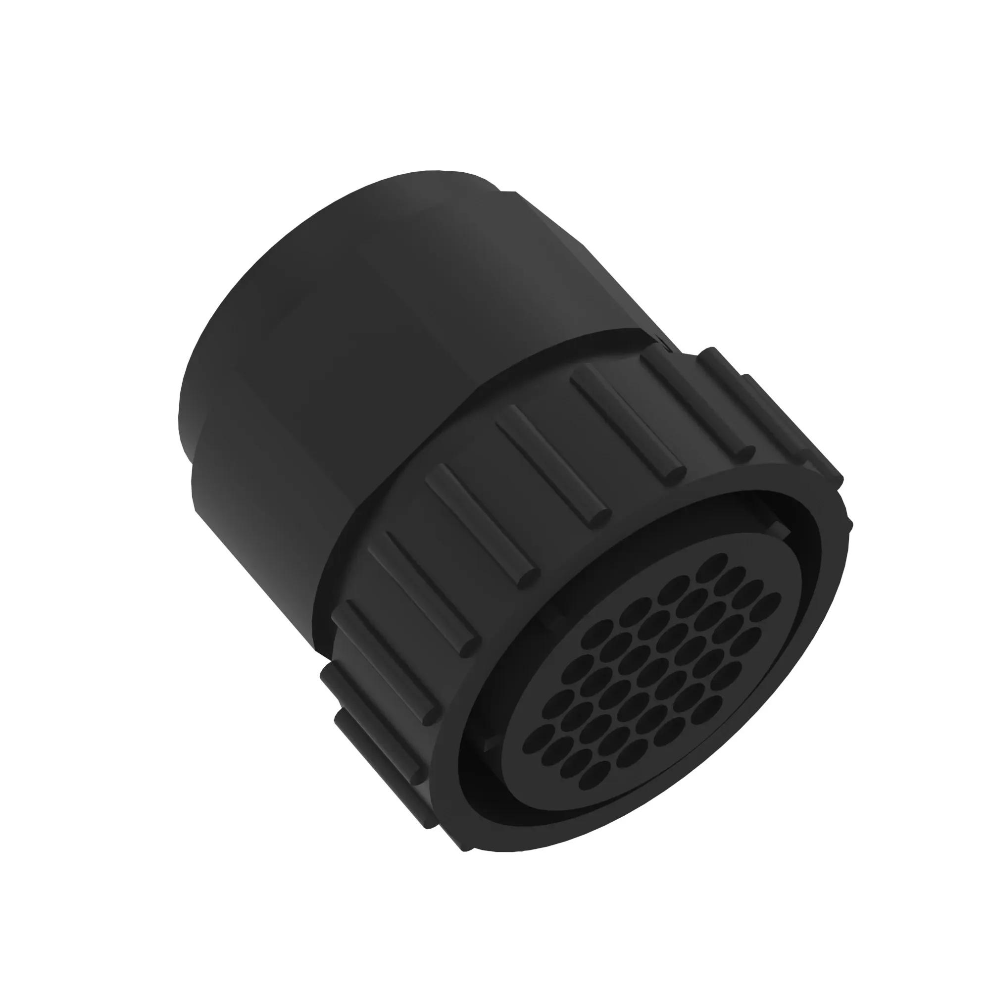 John Deere Black Electrical Connector Housing, 37 Cavities - 57M9833