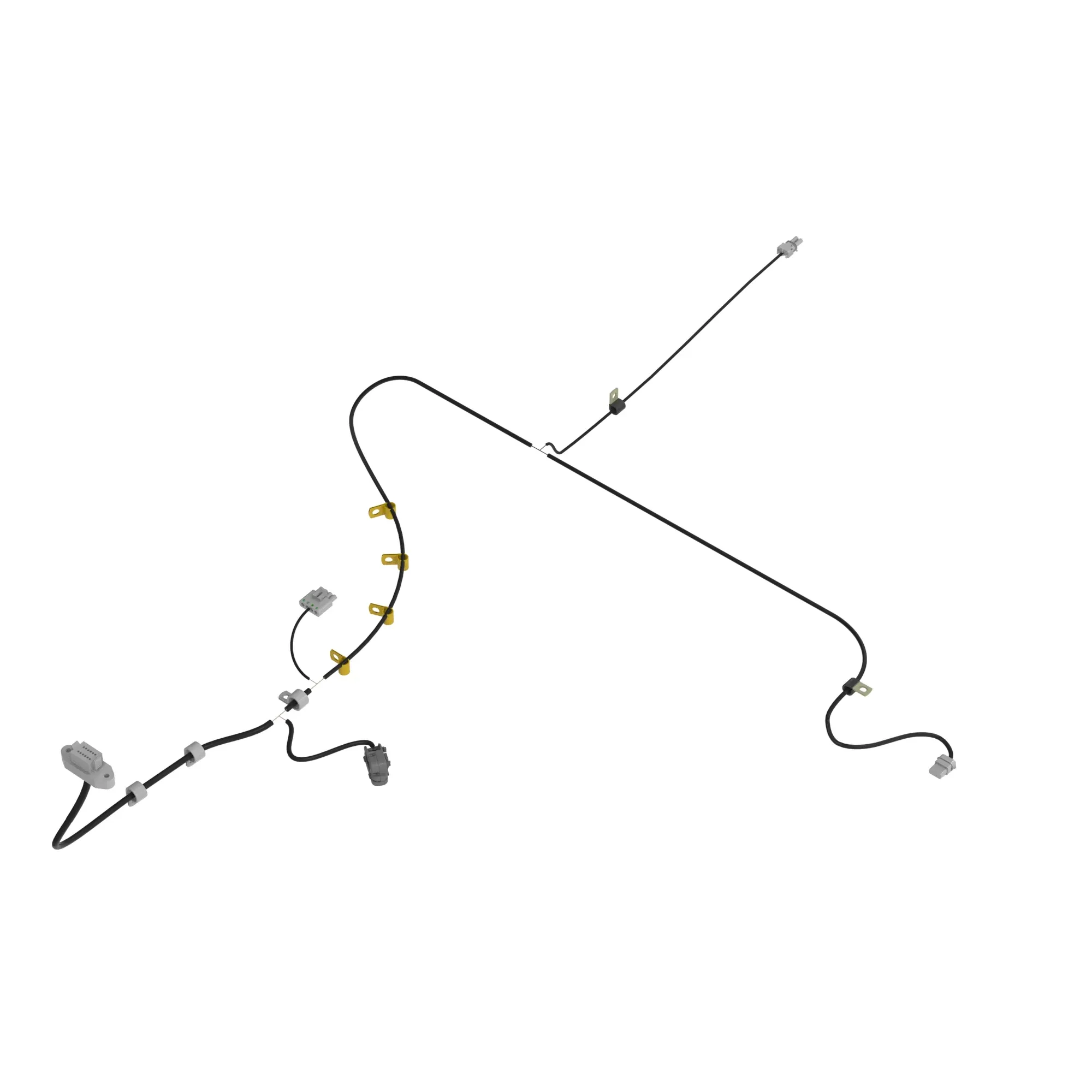 John Deere Grain Tank Wiring Harness, Right Side - AH221151