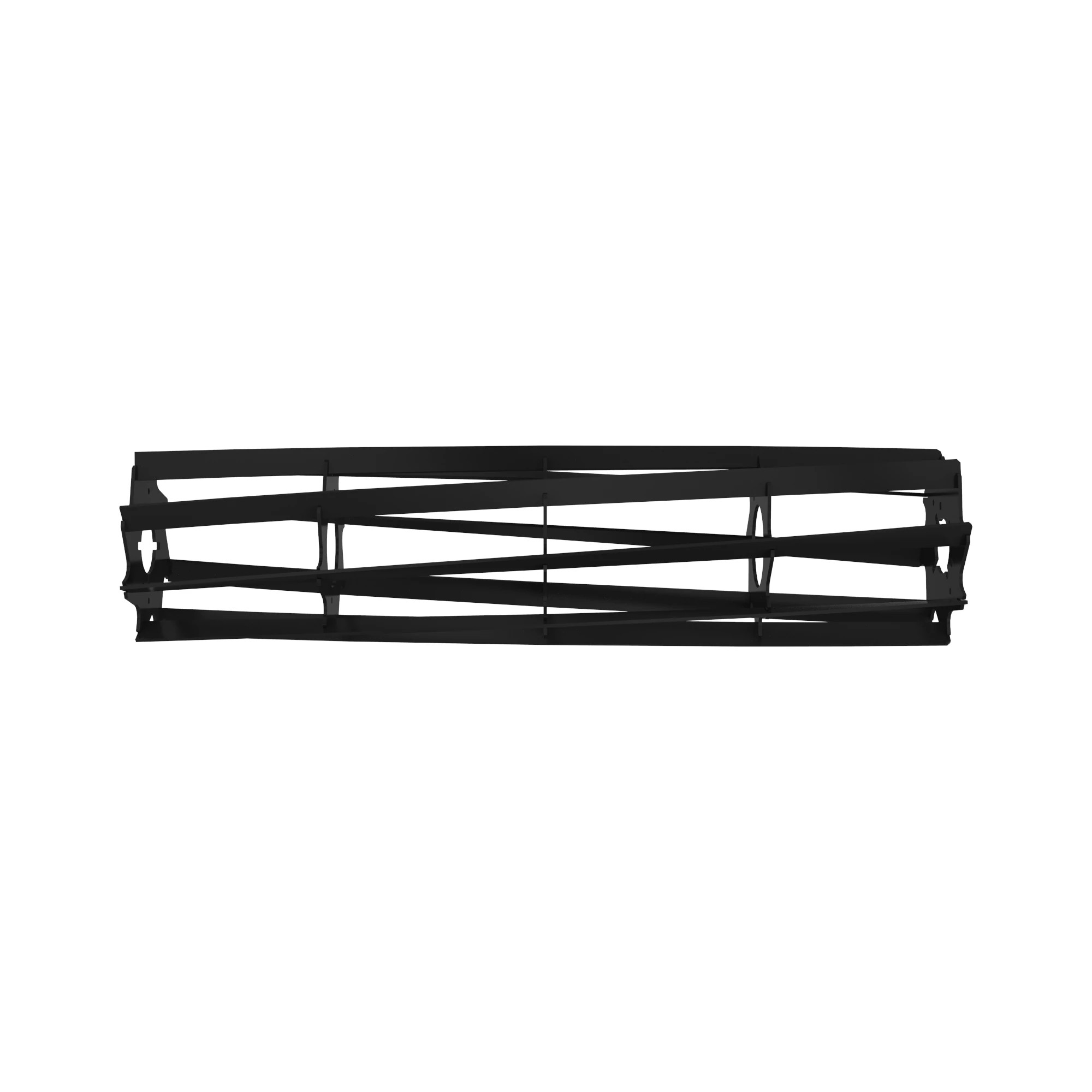 ROLLING BASKET, FLAT BAR, 5FT