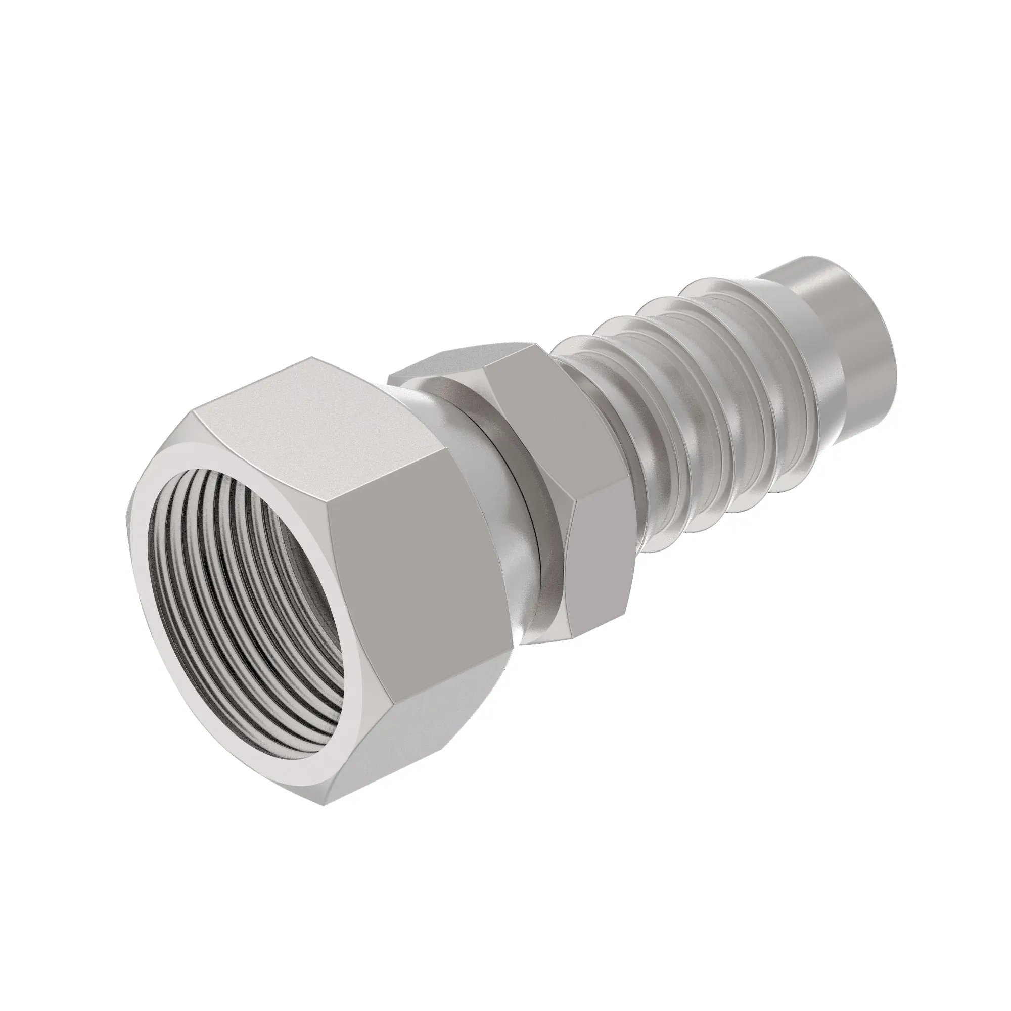 John Deere 90 Deg Elbow Hose Fitting, 16mm - HXE193254