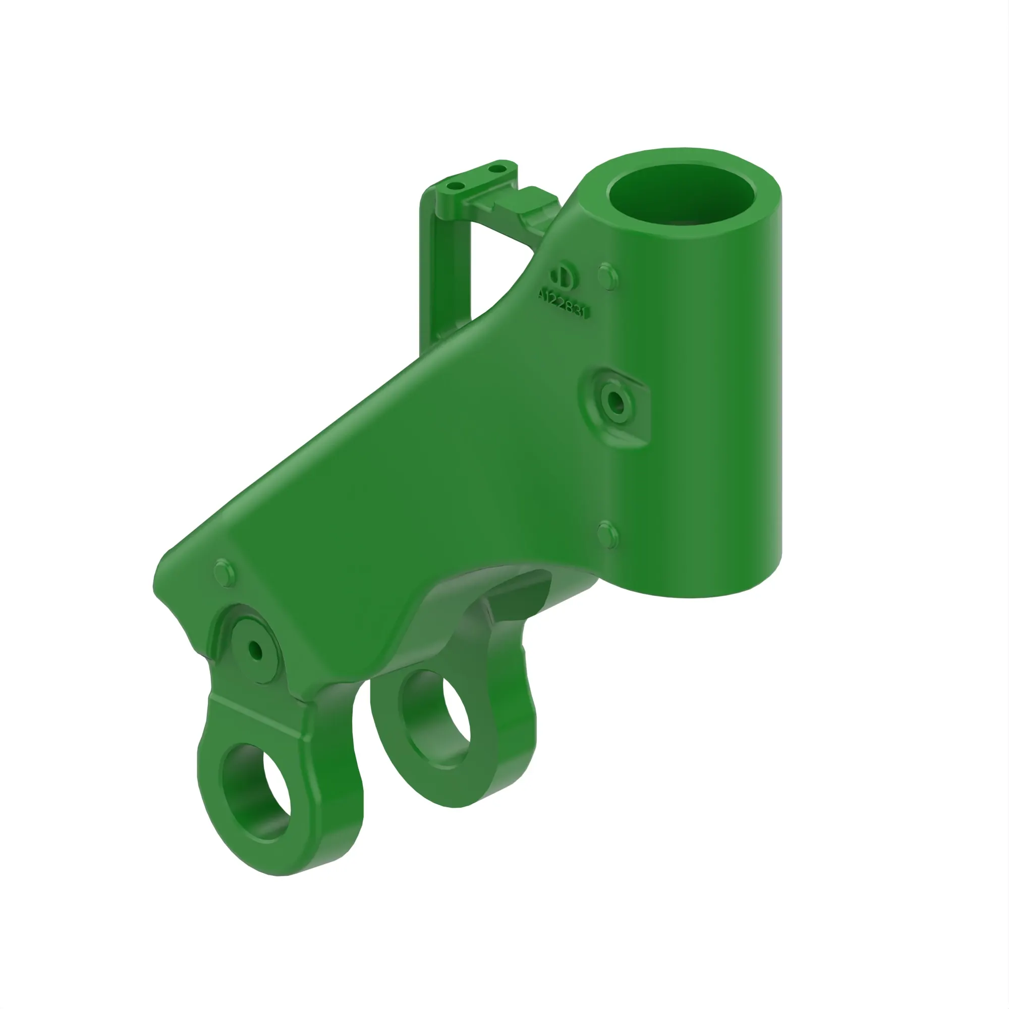 CASTER WHEEL MACHINED, LARGE CORE, FLAG PIN